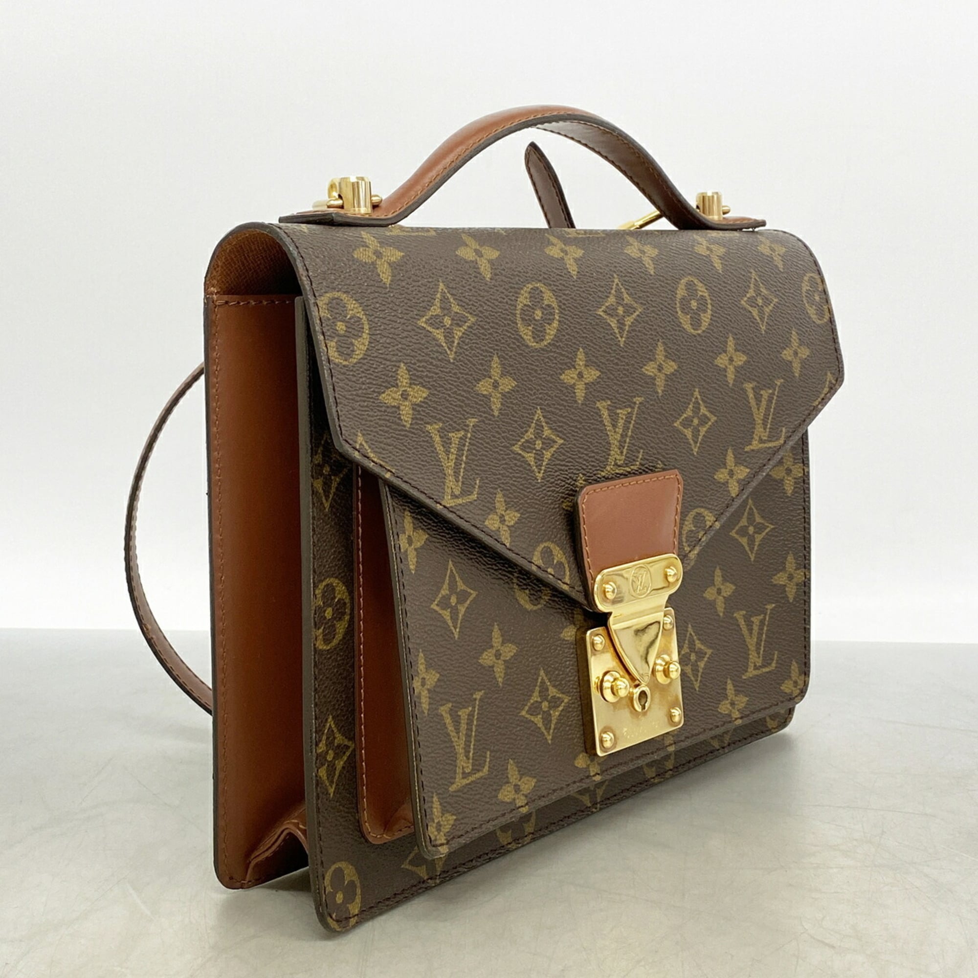 Louis Vuitton Brown Handbag (Pre-Owned)