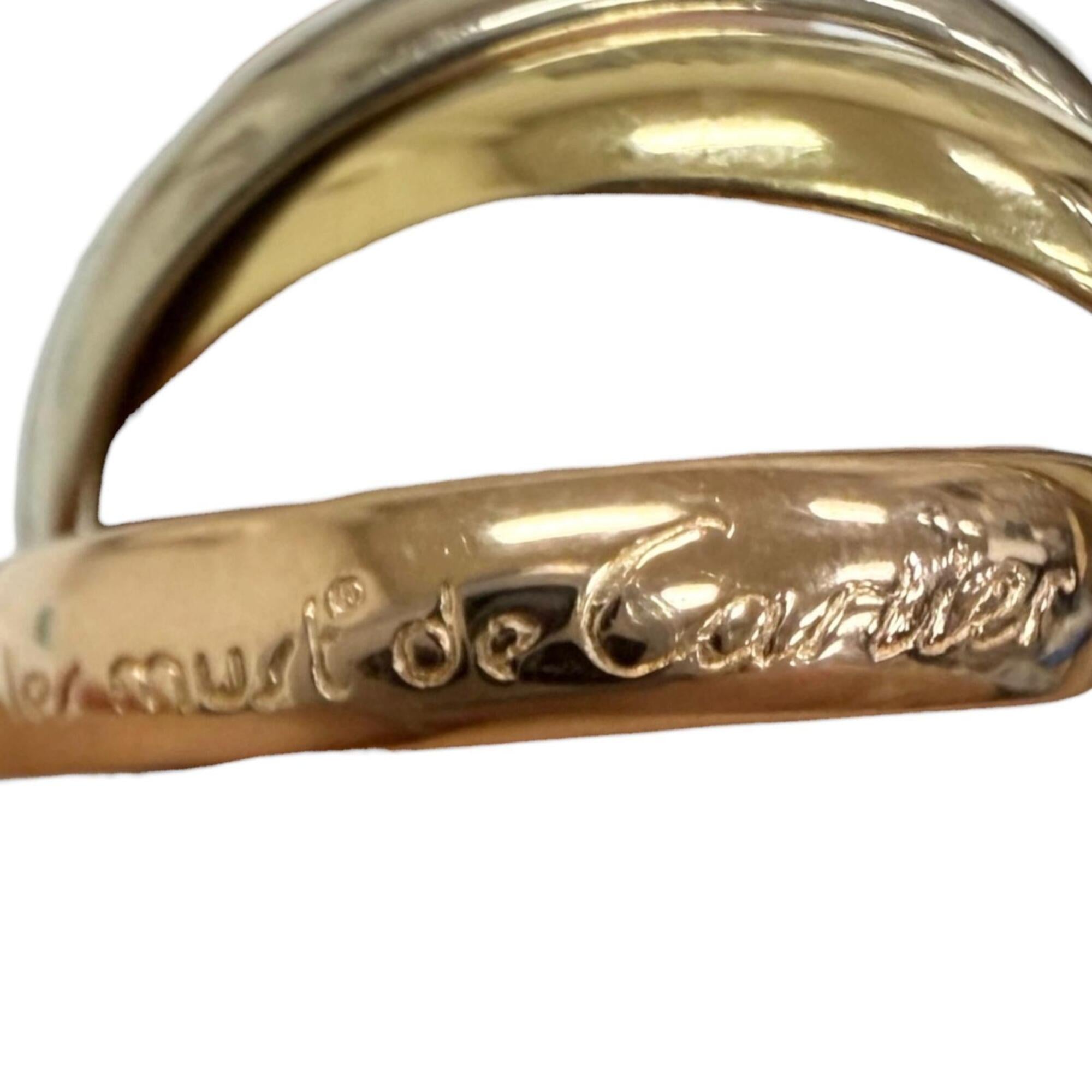 Cartier Pink Gold White Gold Yellow Gold Yellow Gold (18K) Pink Gold (18K) White Gold (18K) Band Ring (Pre-Owned)