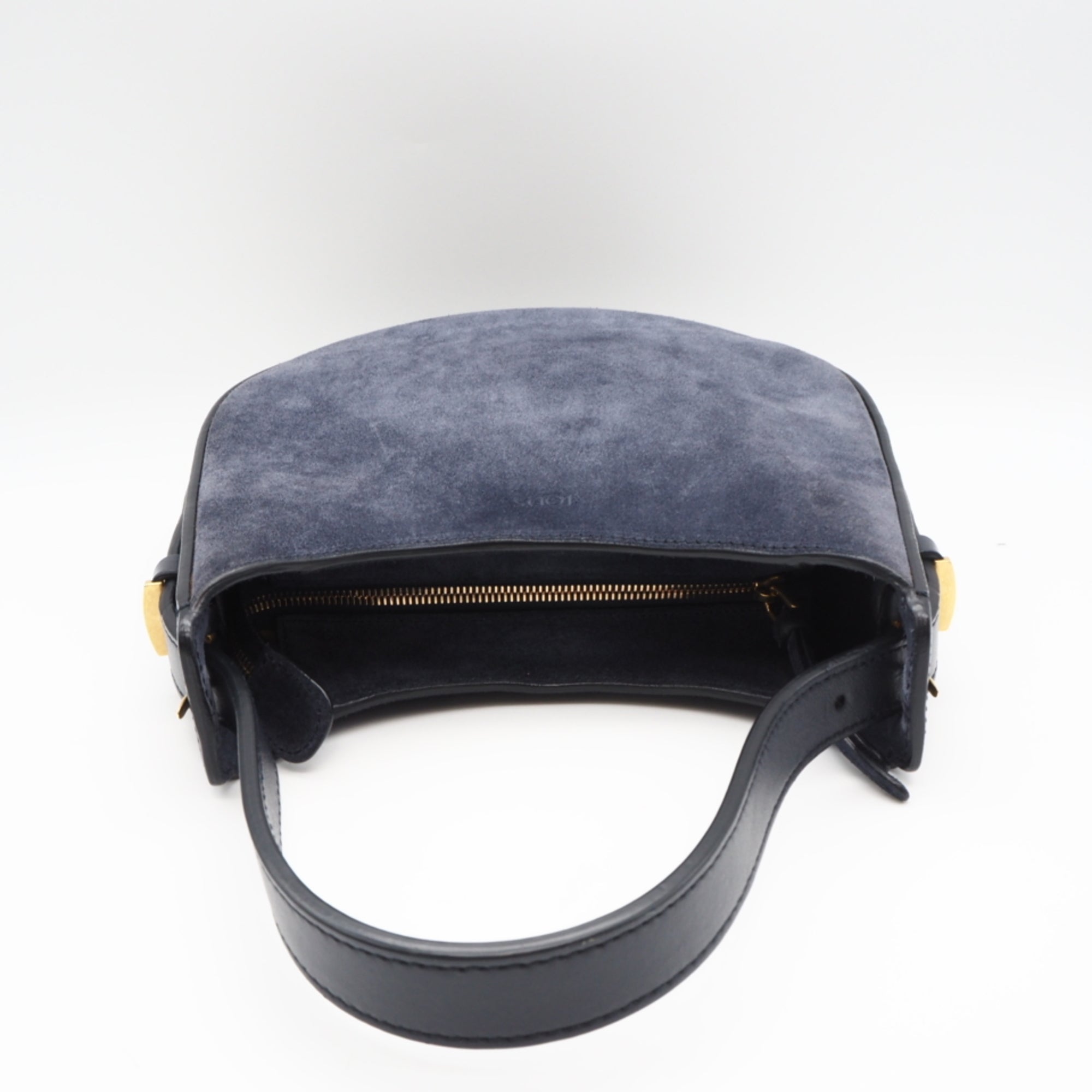 Tod's Navy Leather Handbag Shoulder Bag (Pre-Owned)