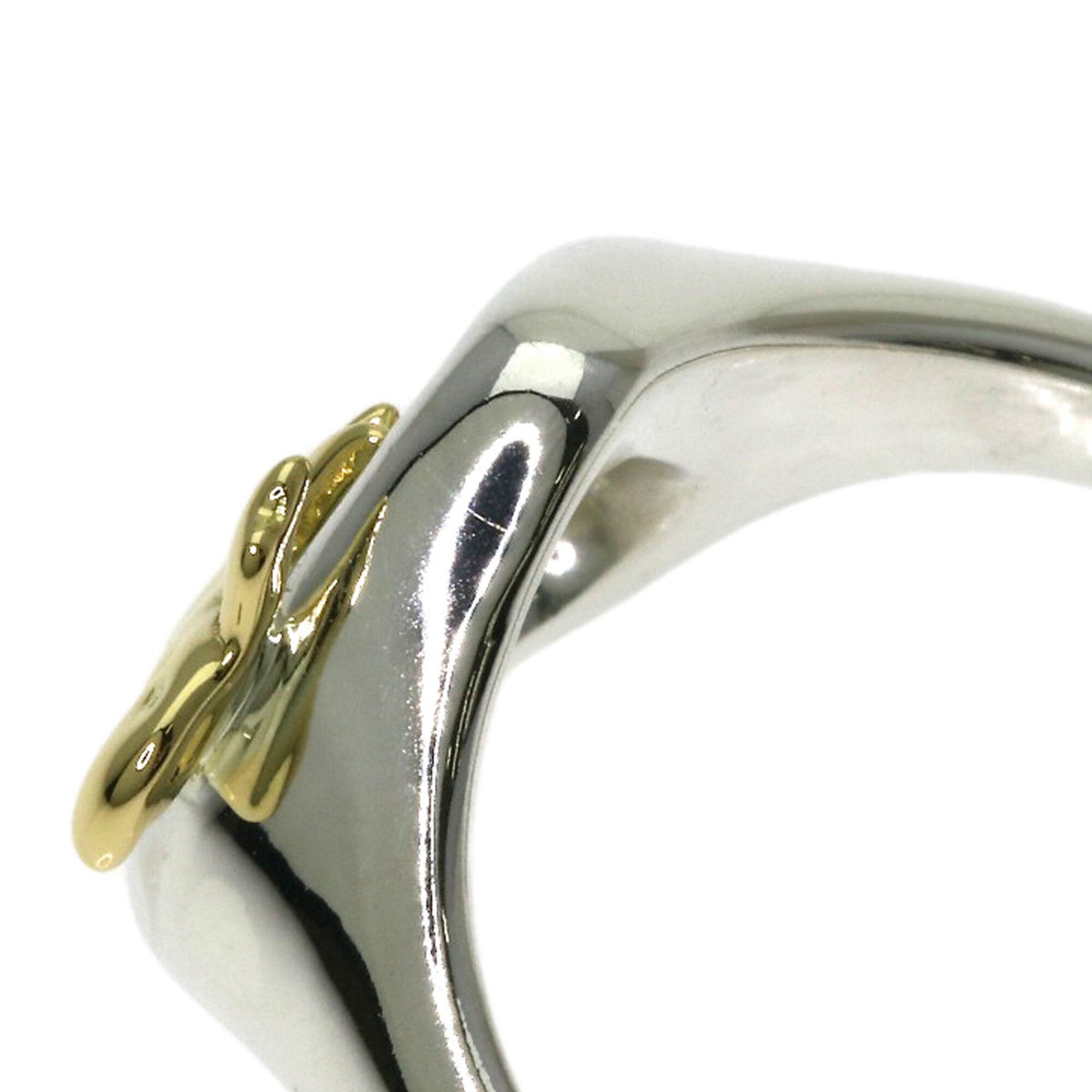 Tiffany Yellow Gold (18K) Silver Band Ring (Pre-Owned)