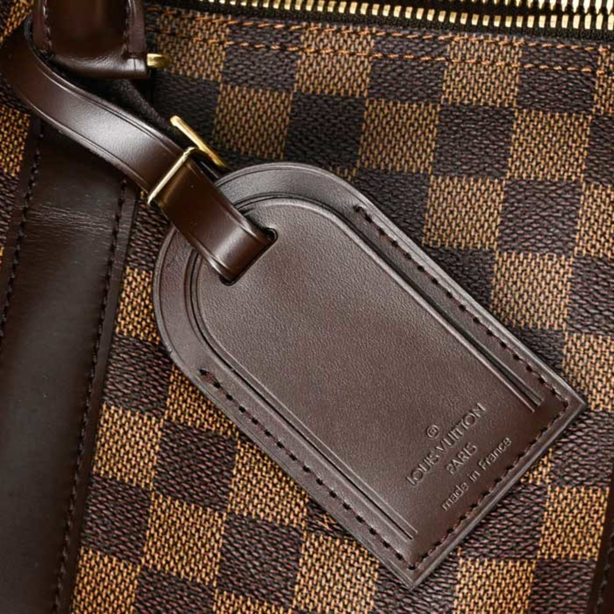 Louis Vuitton Brown Damier Canvas Damier Canvas Boston Bag (Pre-Owned)