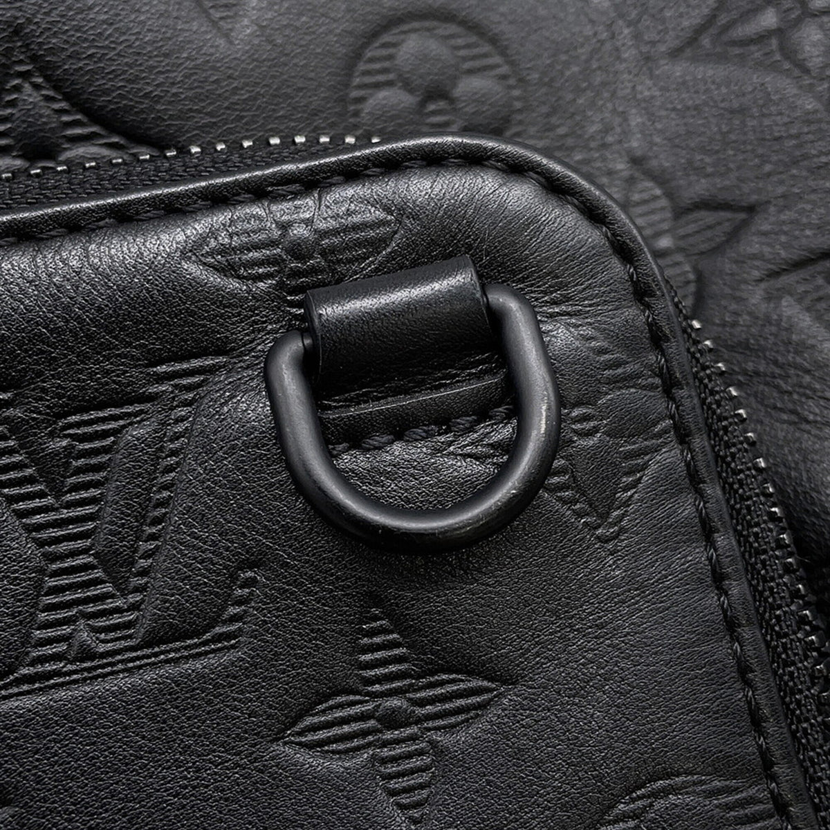 Louis Vuitton Black Monogram Noir Monogram Shadow Handbag Sling Bag (Pre-Owned)