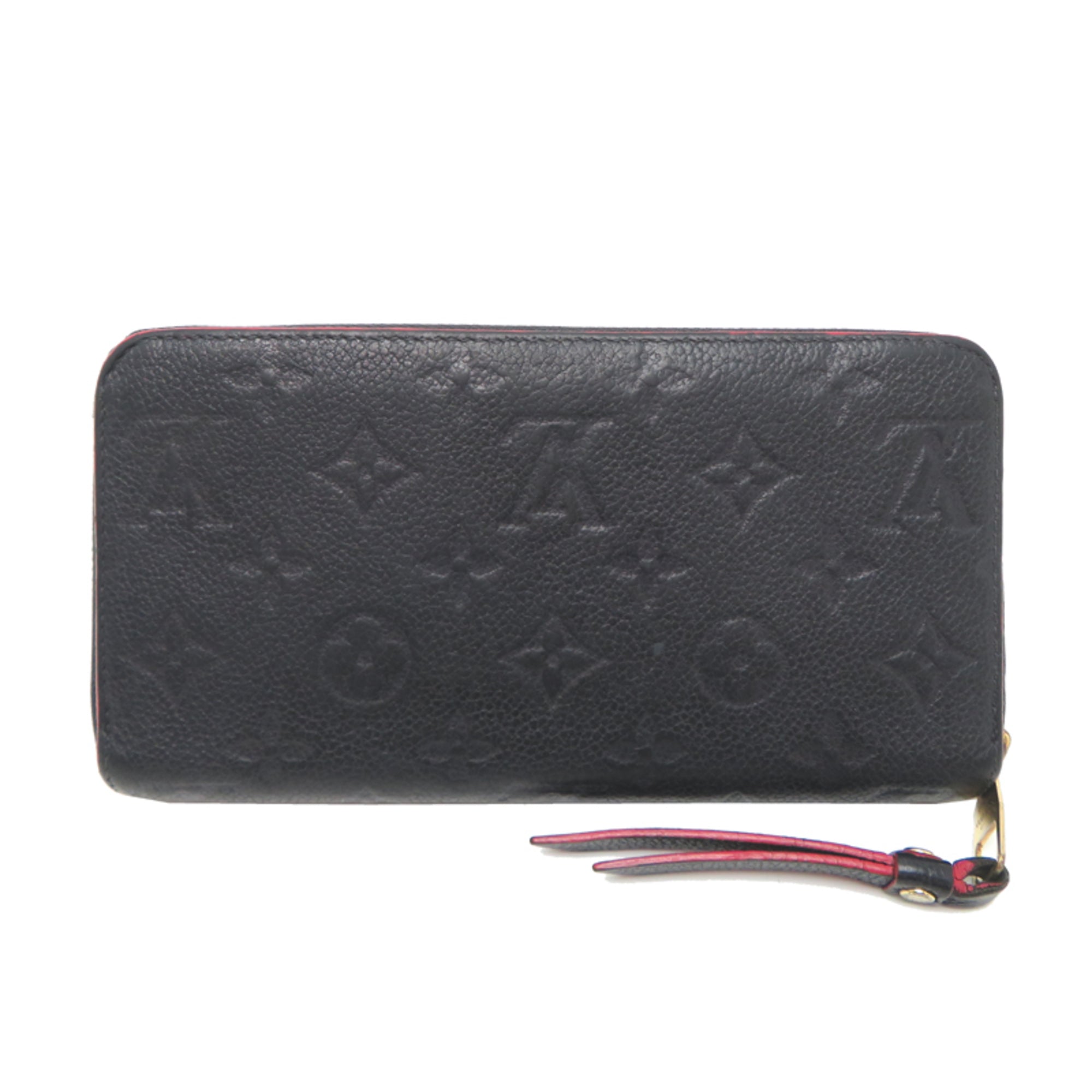 Louis Vuitton Marine Rouge Navy Monogram Empreinte Long Wallet (Bi-Fold) (Pre-Owned)