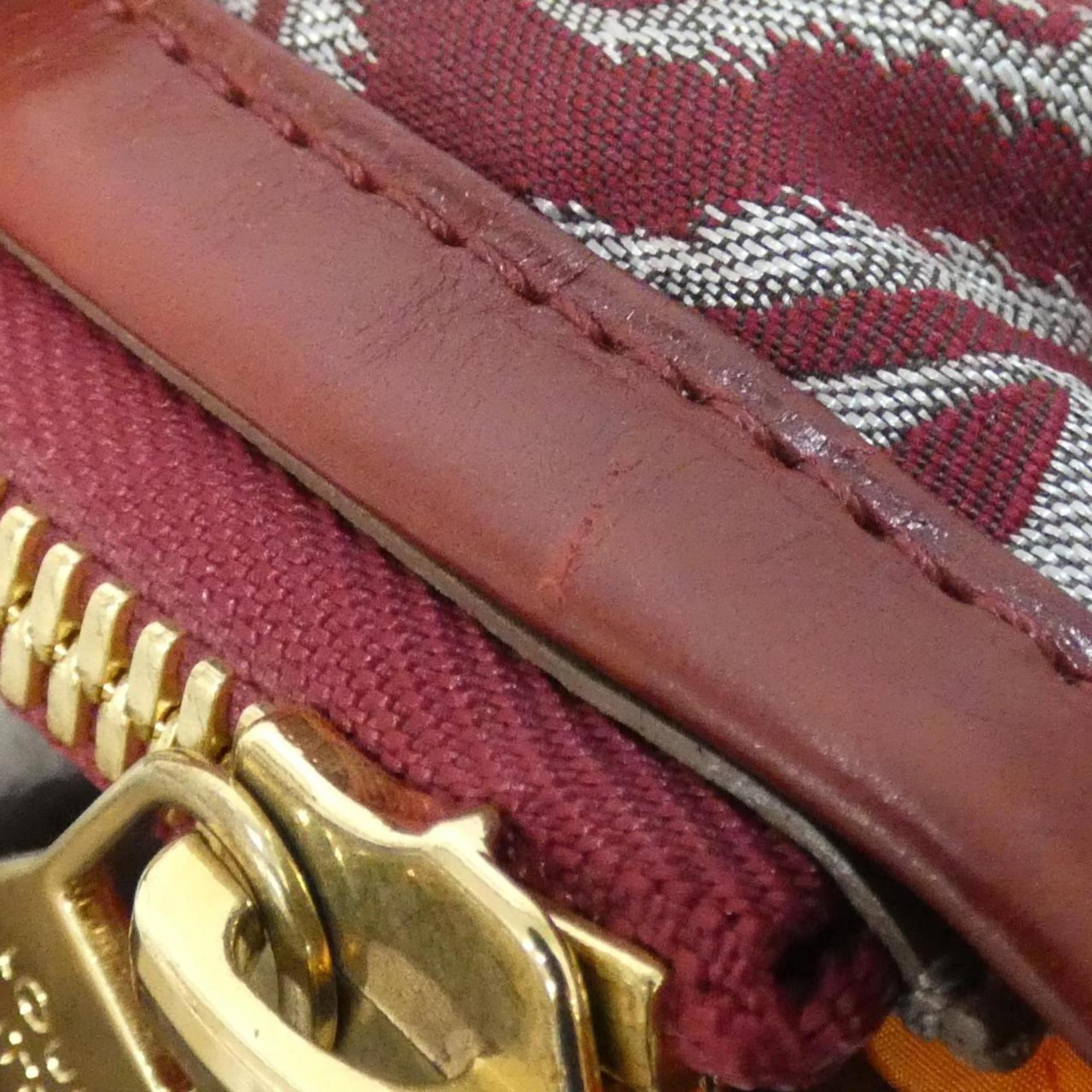 Louis Vuitton Bordeaux Canvas Handbag (Pre-Owned)