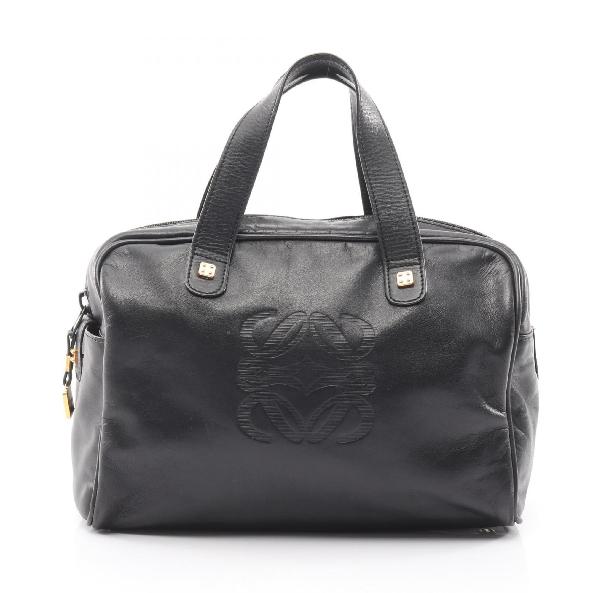 Loewe Black Leather Tote Bag (Pre-Owned)