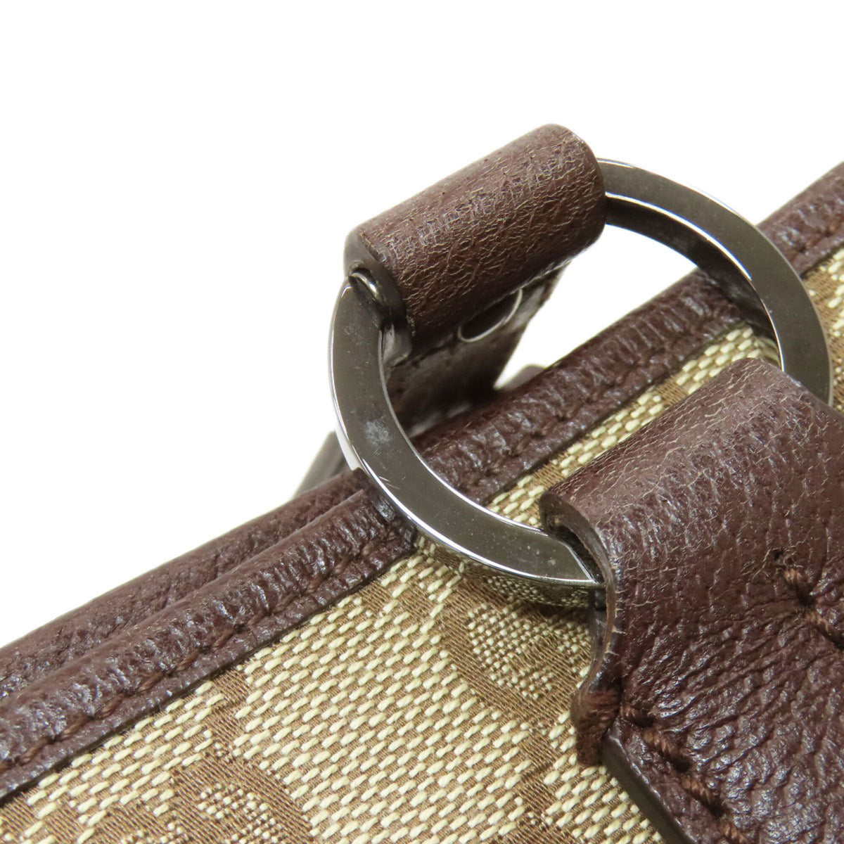 Gucci Brown Canvas Tote Bag (Pre-Owned)
