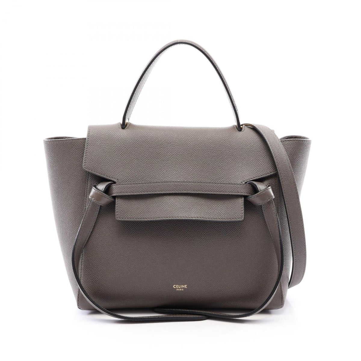 Celine Gray Leather Handbag (Pre-Owned)