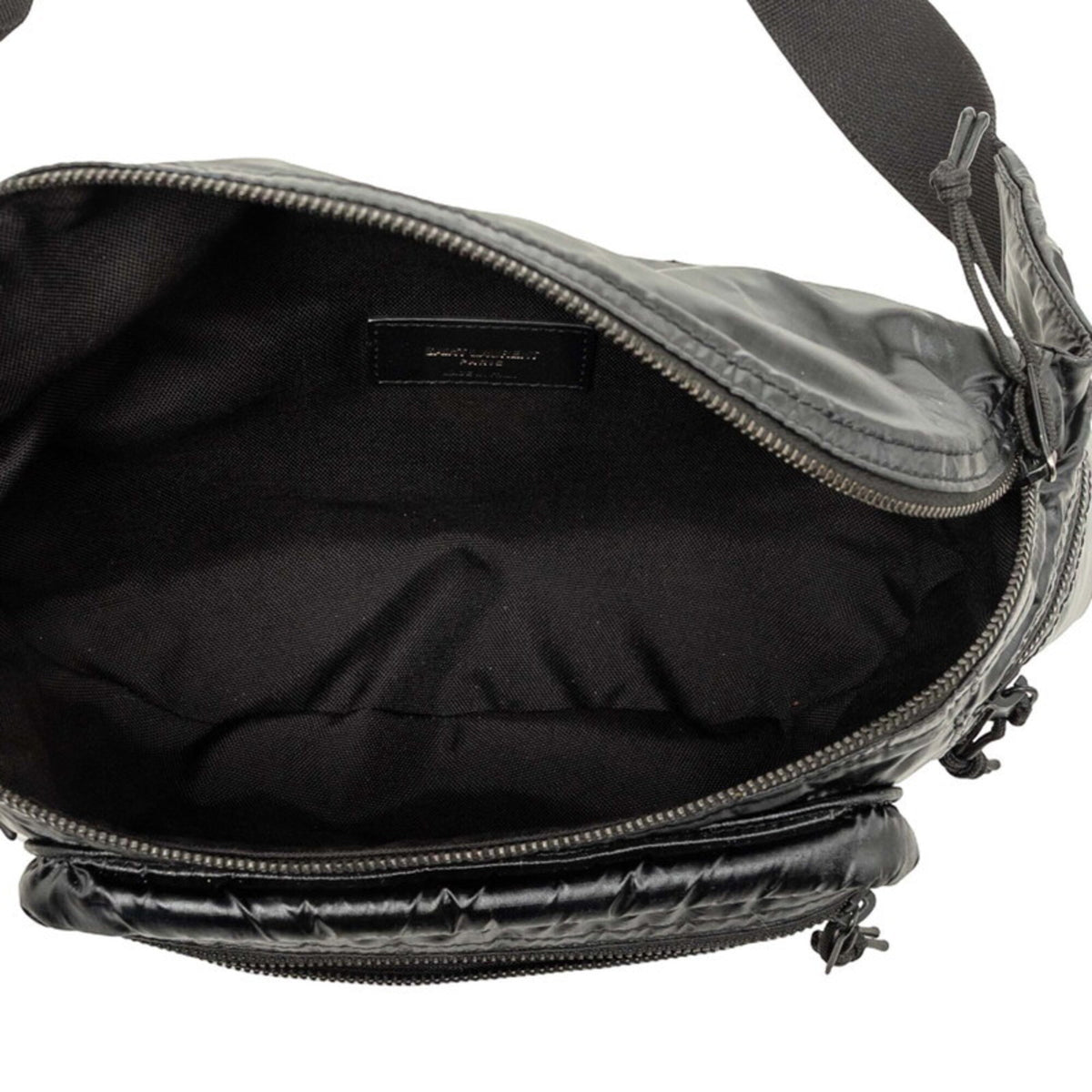 Saint Laurent Black Nylon Polyamide Fanny Pack (Pre-Owned)