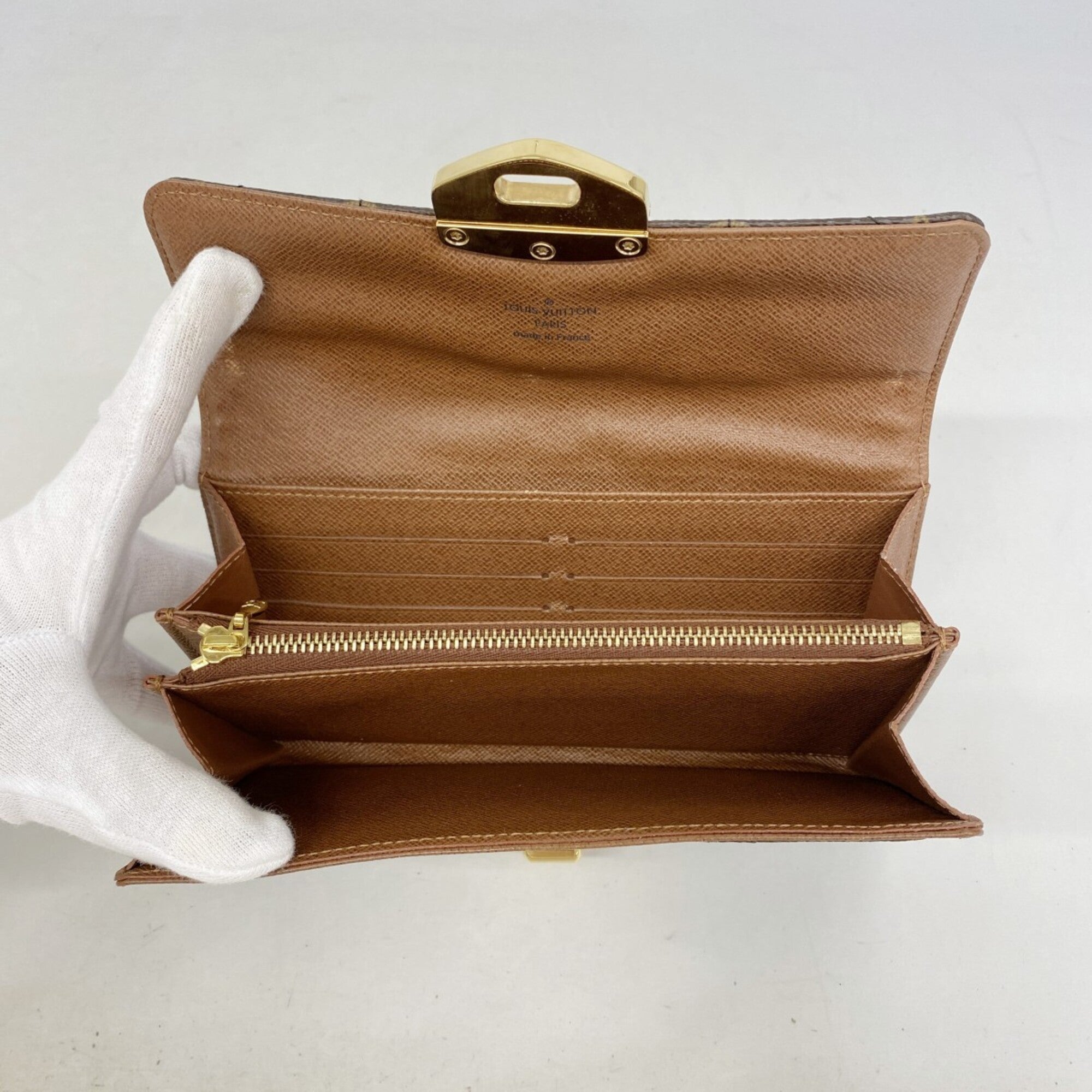 Louis Vuitton Brown Long Wallet (Bi-Fold) (Pre-Owned)