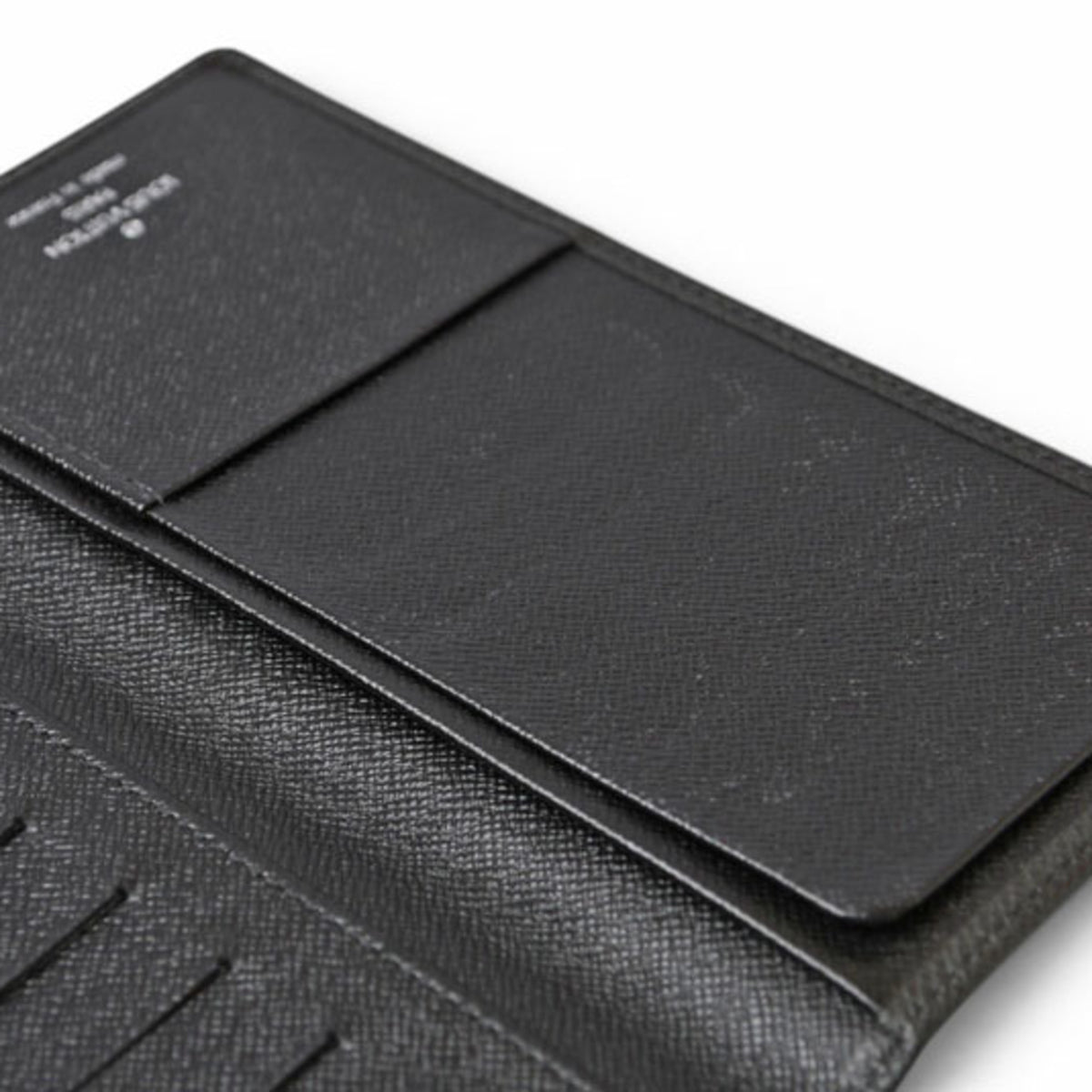 Louis Vuitton Ardoise Leather Long Wallet (Bi-Fold) (Pre-Owned)