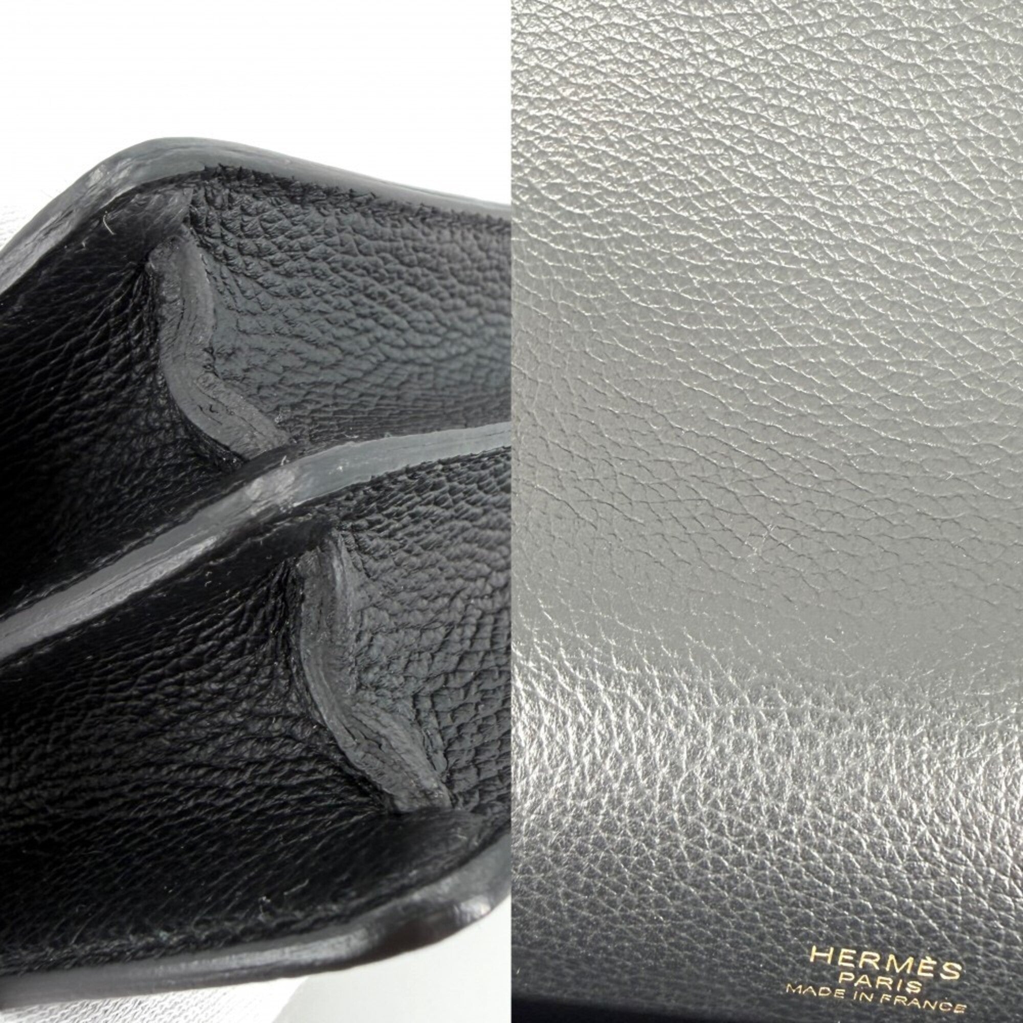 Hermes Black Leather Shoulder Bag (Pre-Owned)
