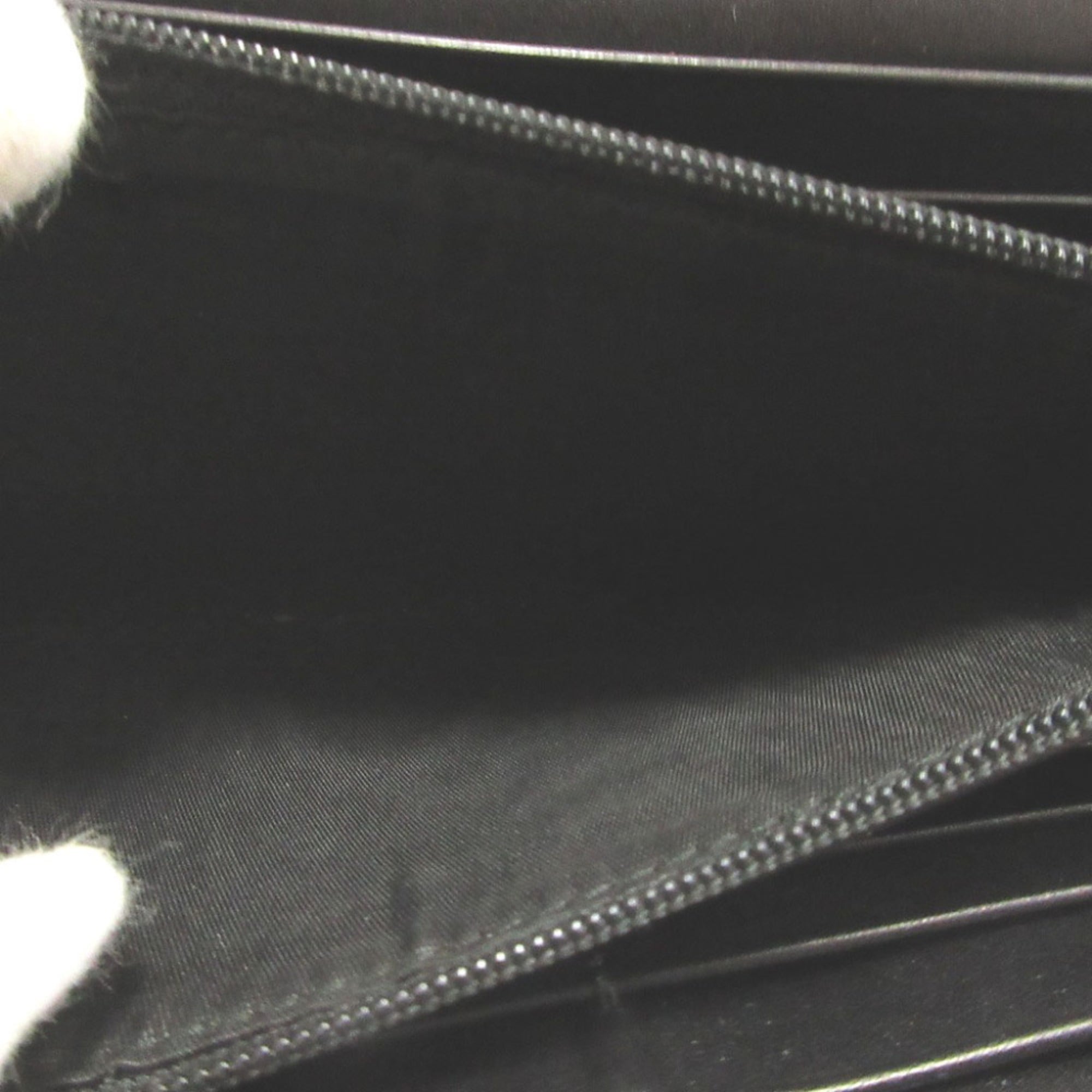 Gucci Black Suede Long Wallet (Bi-Fold) (Pre-Owned)