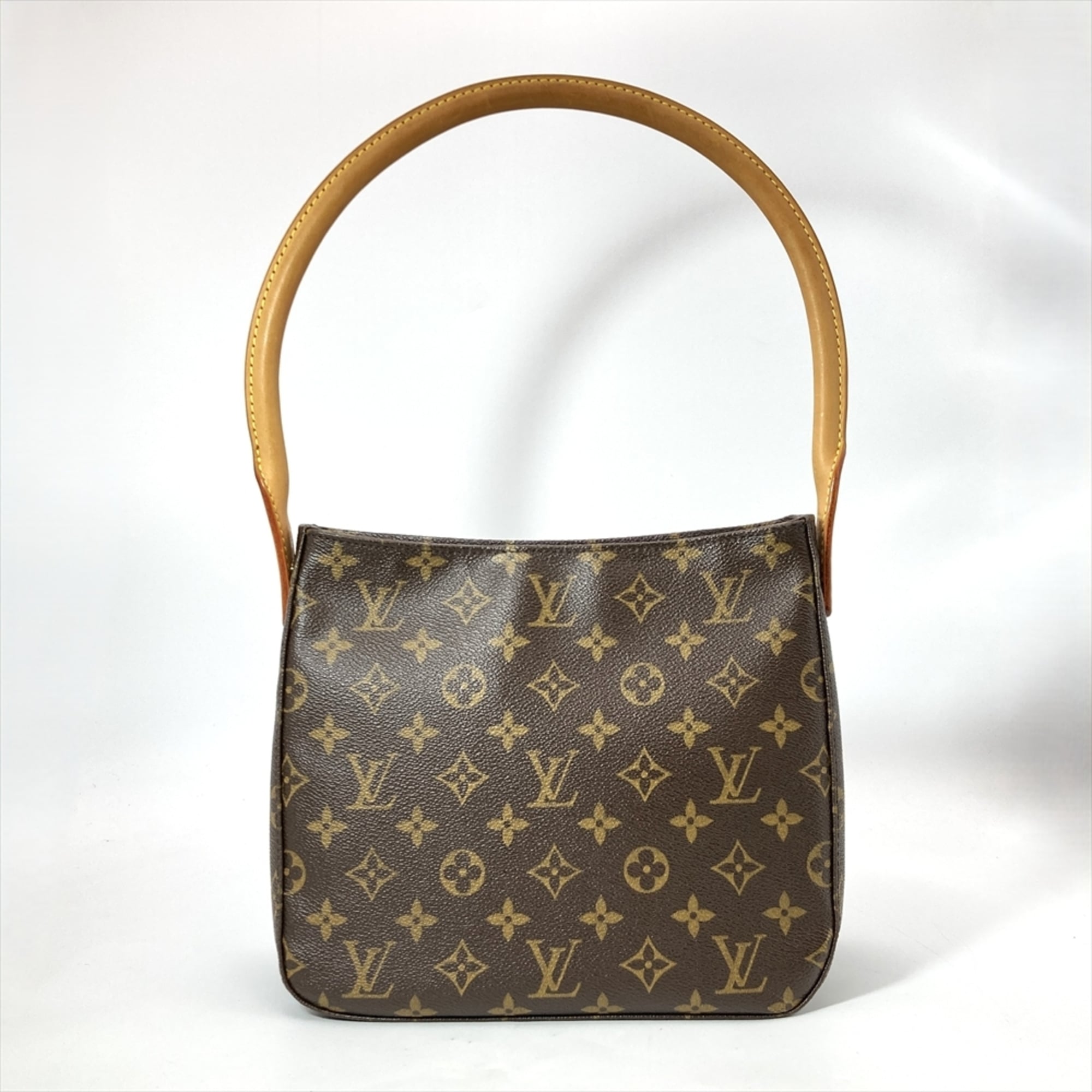 Louis Vuitton Brown Monogram Canvas Shoulder Bag (Pre-Owned)