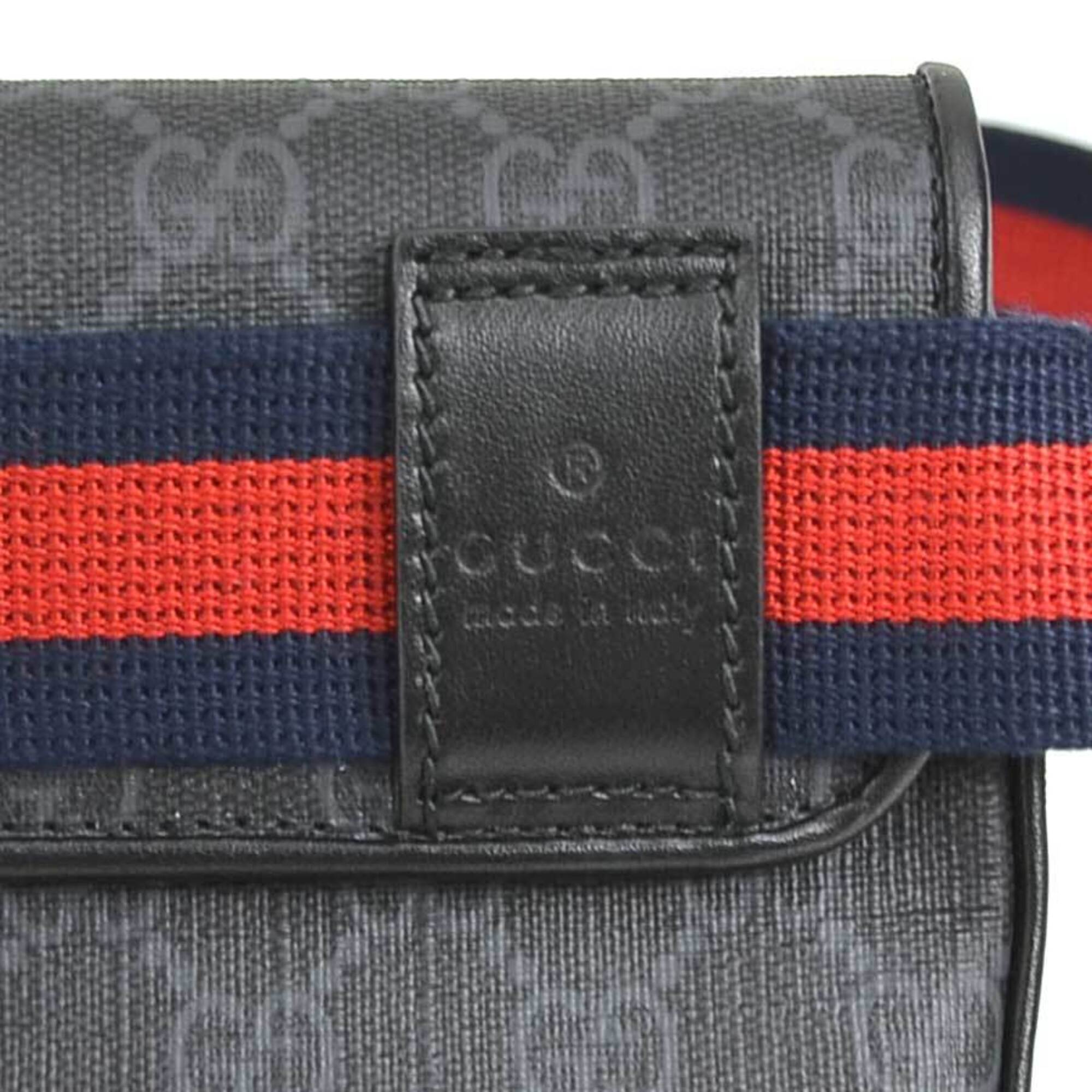 Gucci Black Gg Supreme Fanny Pack (Pre-Owned)