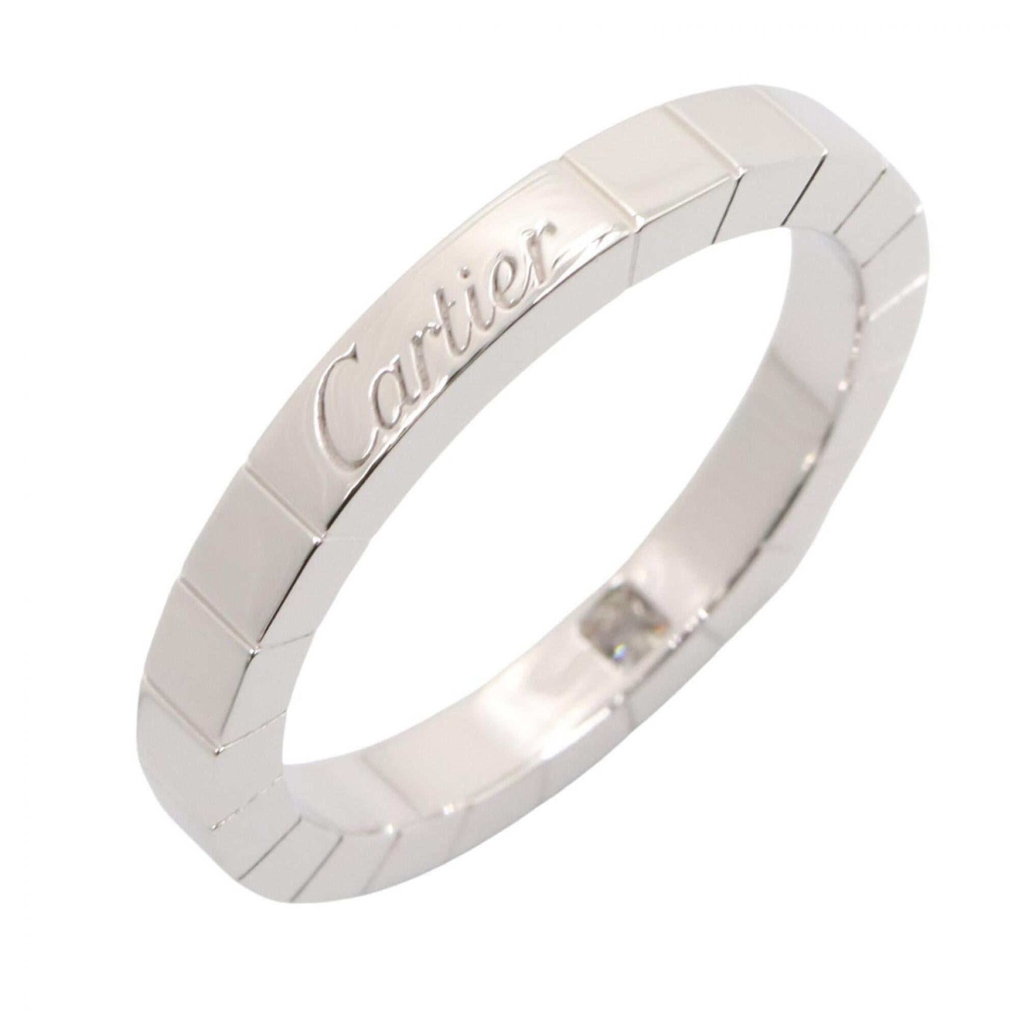 Cartier Silver Clear White Gold (18K) Band Ring (Pre-Owned)