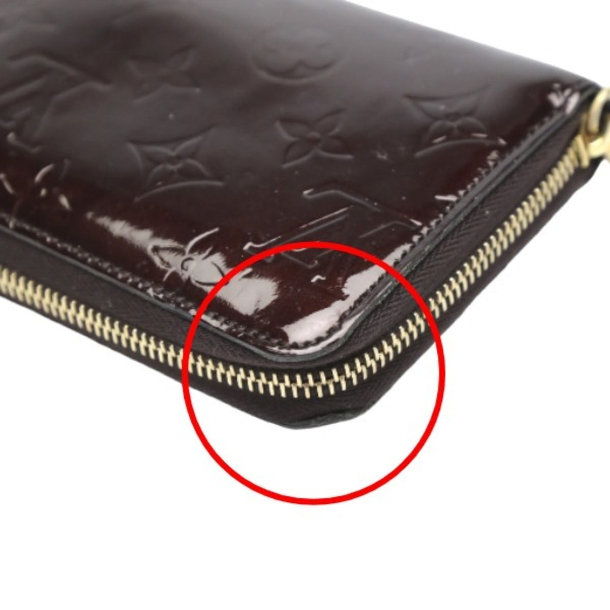 Louis Vuitton Amarante Monogram Vernis Long Wallet (Bi-Fold) (Pre-Owned)