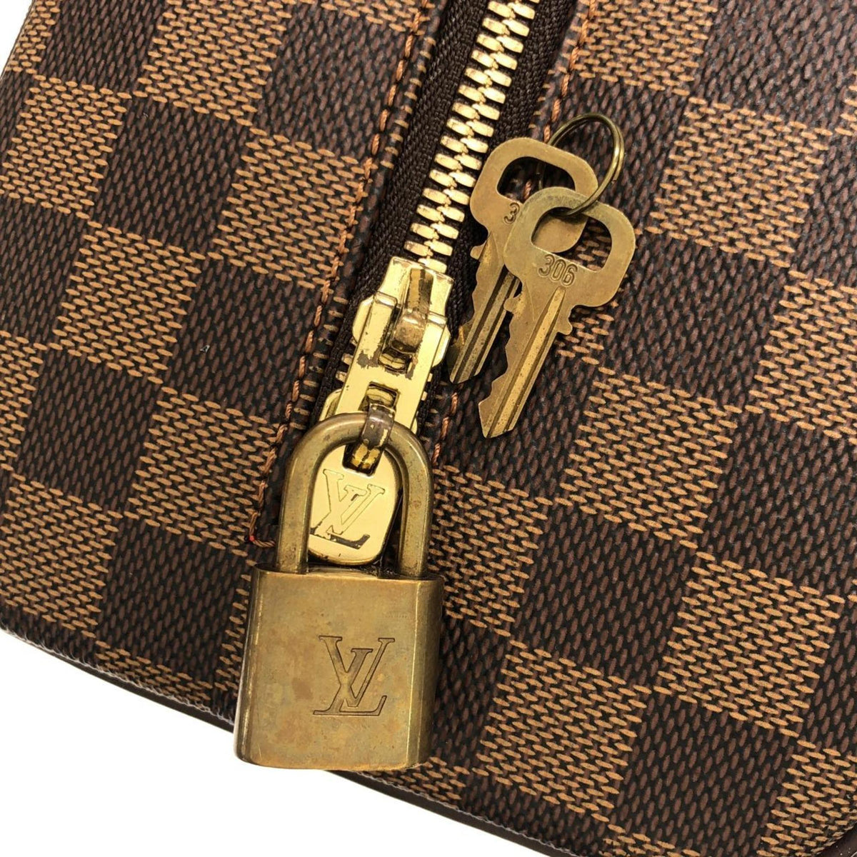 Louis Vuitton Ebene Coated Canvas Handbag (Pre-Owned)