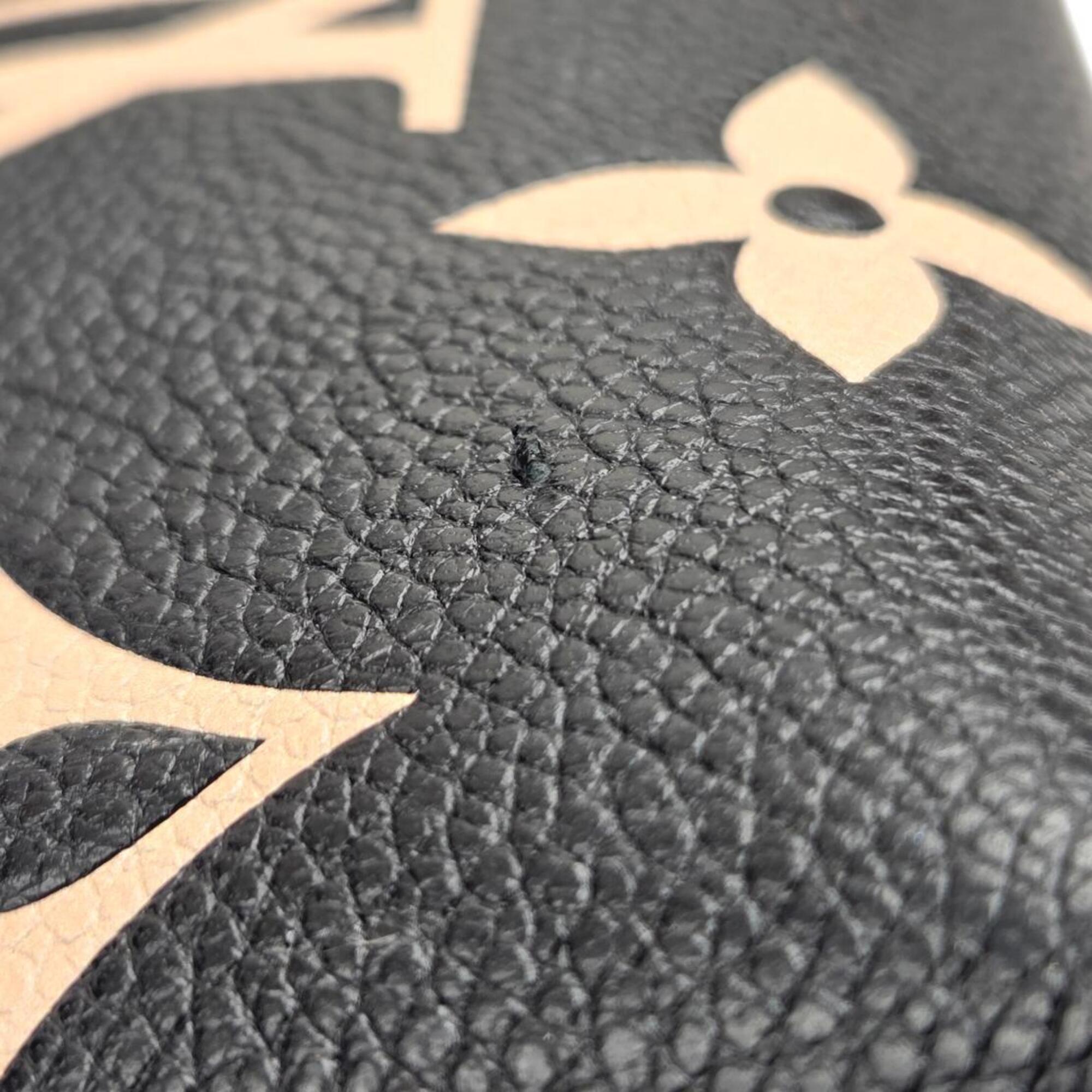 Louis Vuitton Beige Black Monogram Empreinte Pochette Pouch (Pre-Owned)