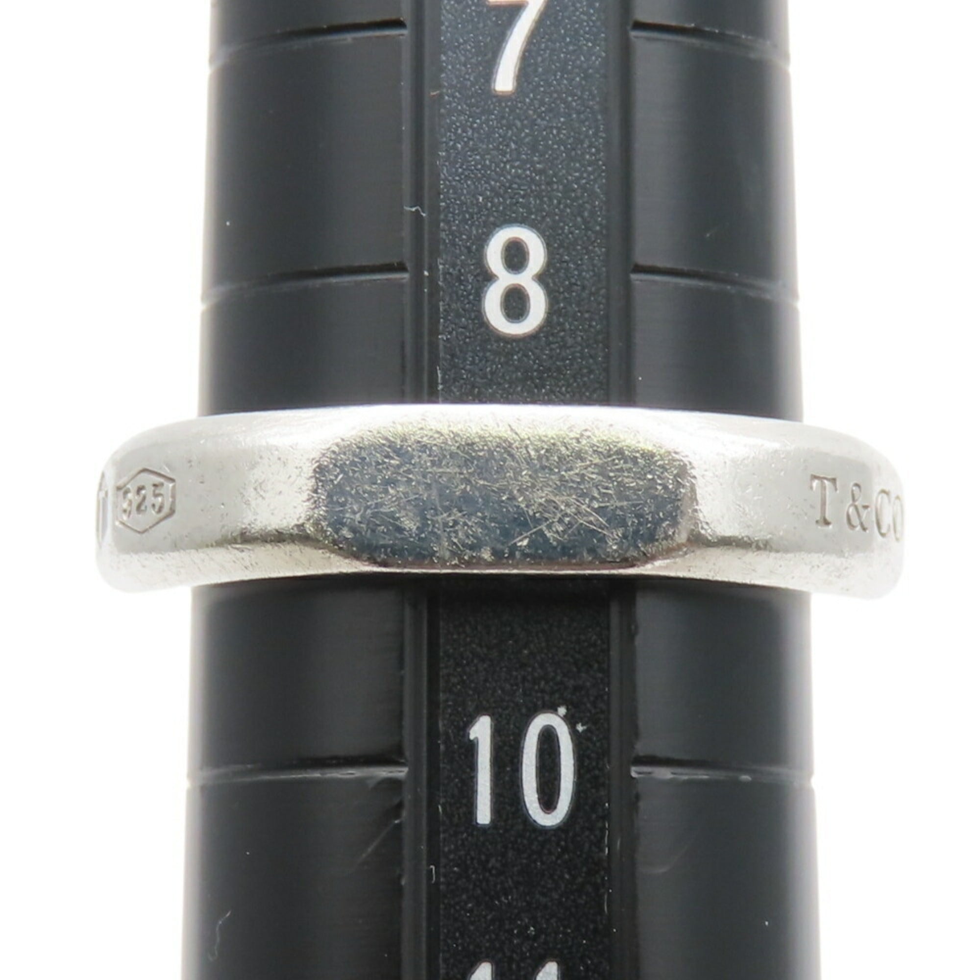 Tiffany Silver Silver 925 Band Ring (Pre-Owned)
