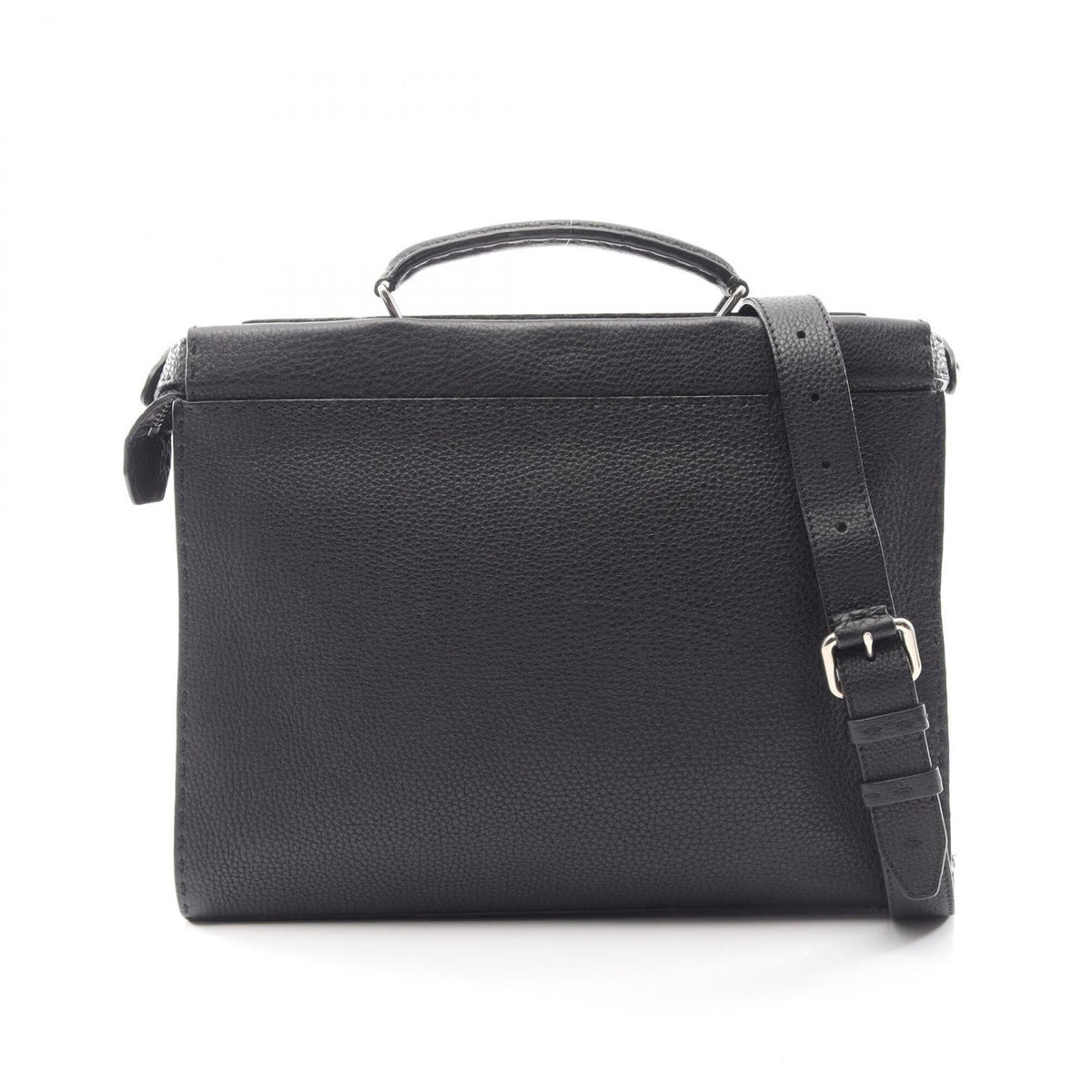 Fendi Black Leather Handbag (Pre-Owned)