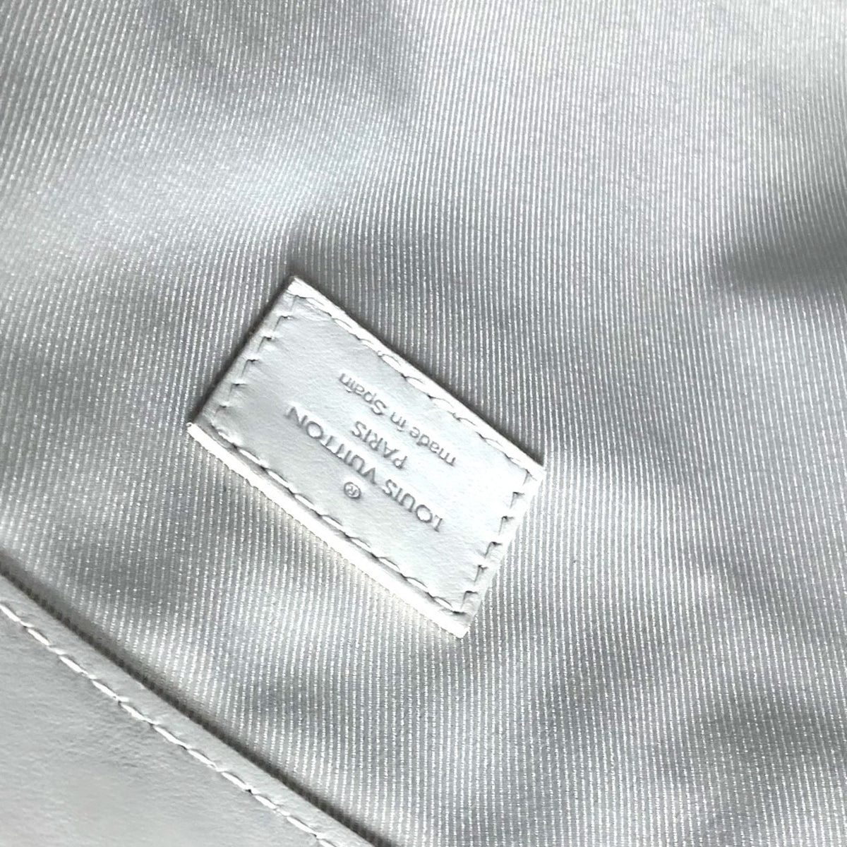 Louis Vuitton White Monogram Shoulder Bag Tote Bag (Pre-Owned)
