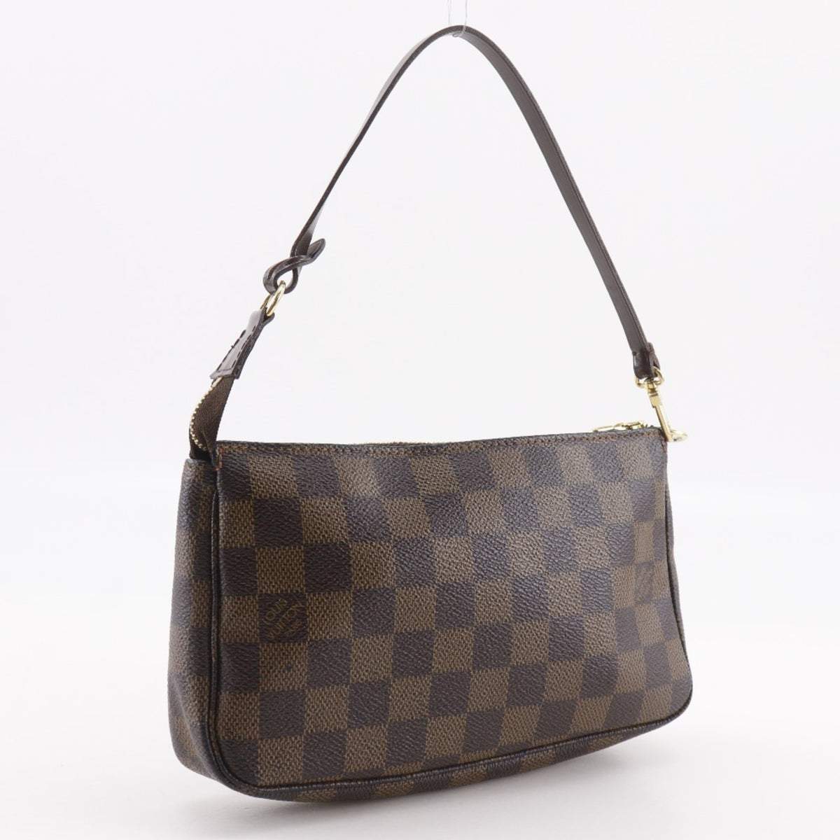Louis Vuitton Brown Damier Canvas Pochette Pouch (Pre-Owned)