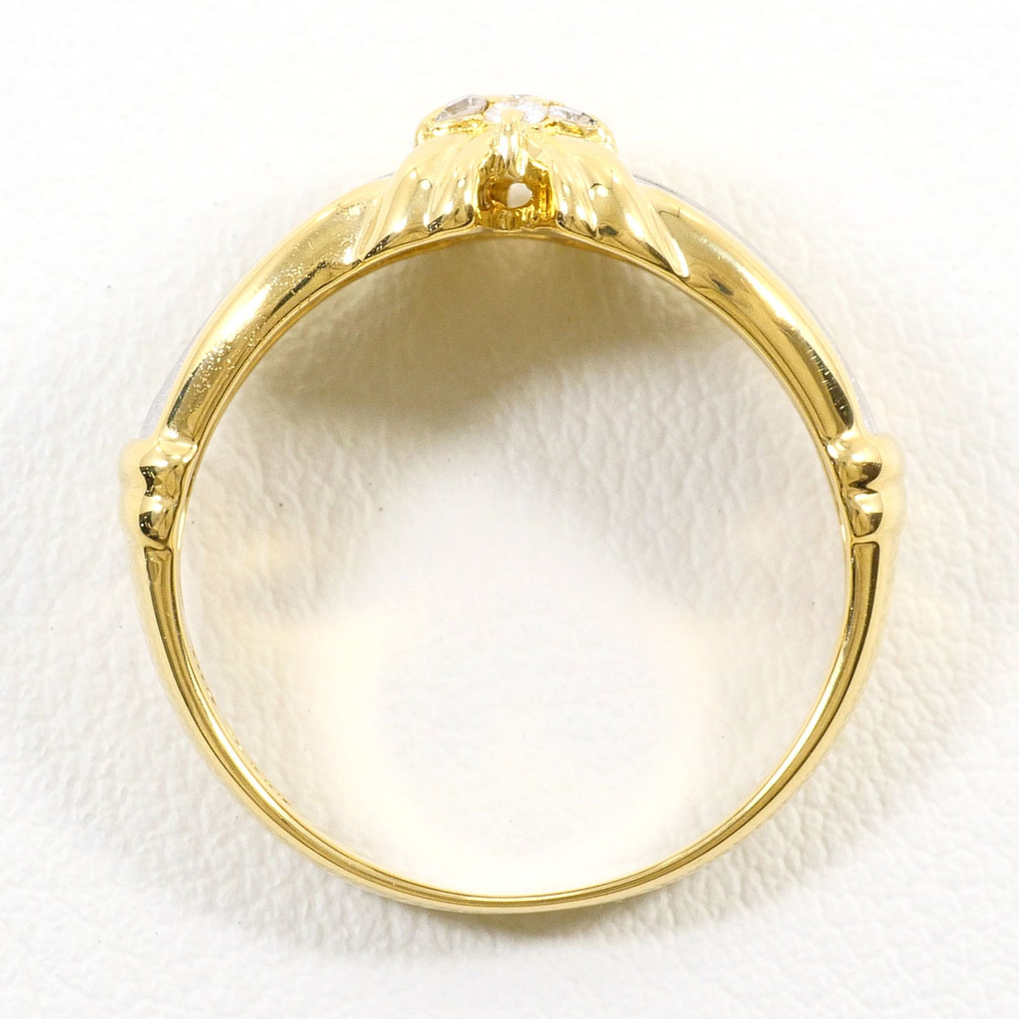 Unbranded Platinum Yellow Gold Yellow Gold (18K) Platinum 900 Band Ring (Pre-Owned)