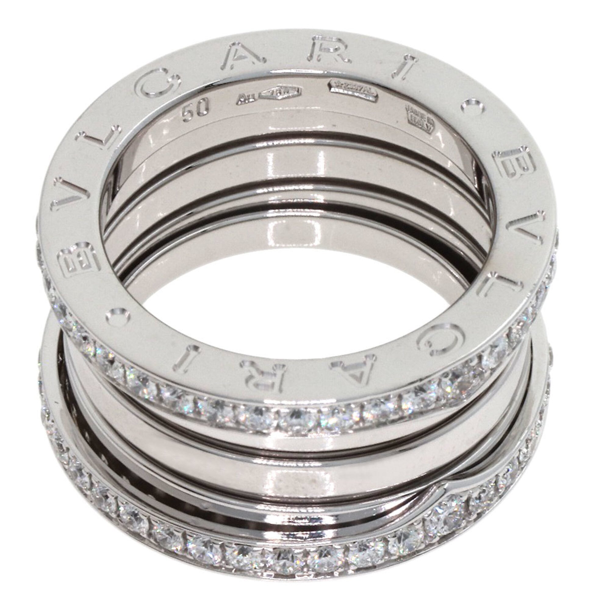 Bvlgari White Gold (18K) Band Ring (Pre-Owned)