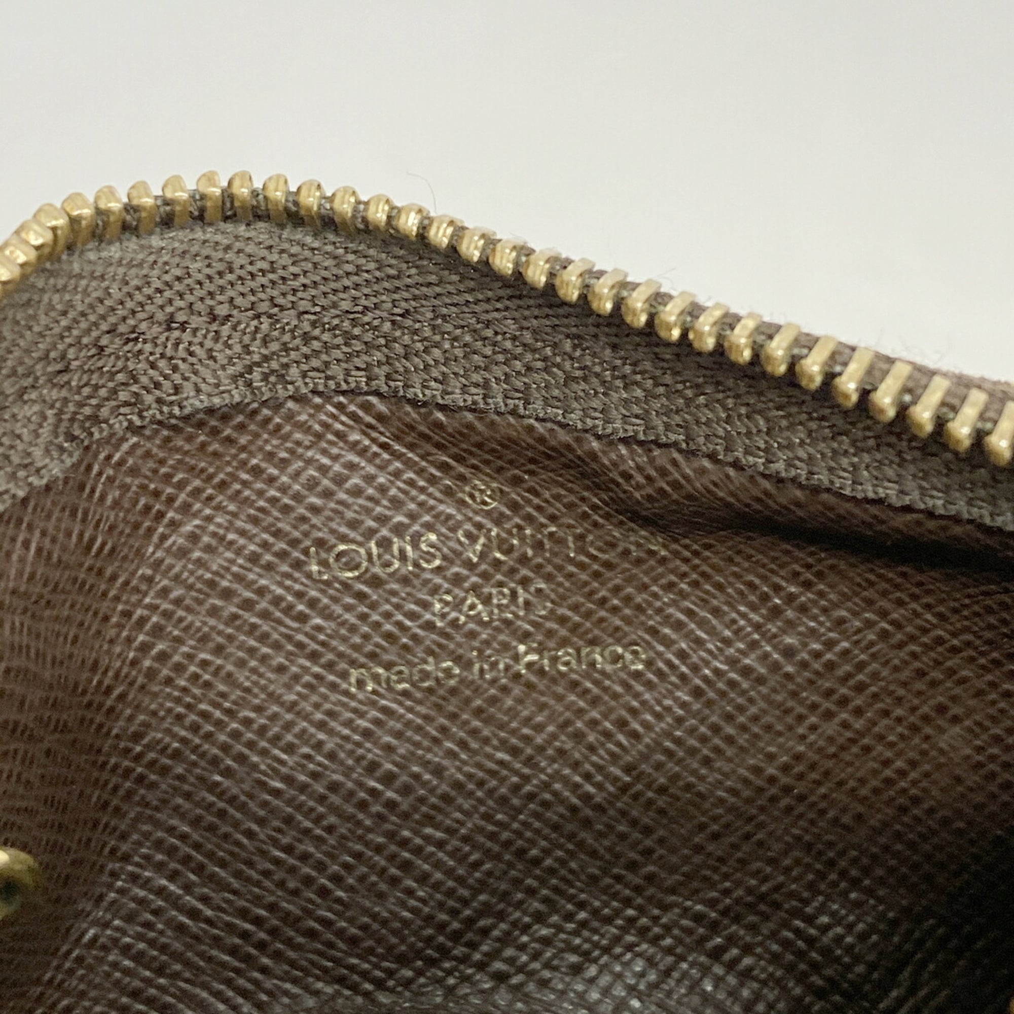 Louis Vuitton Ebene Coin Purse/Coin Case (Pre-Owned)