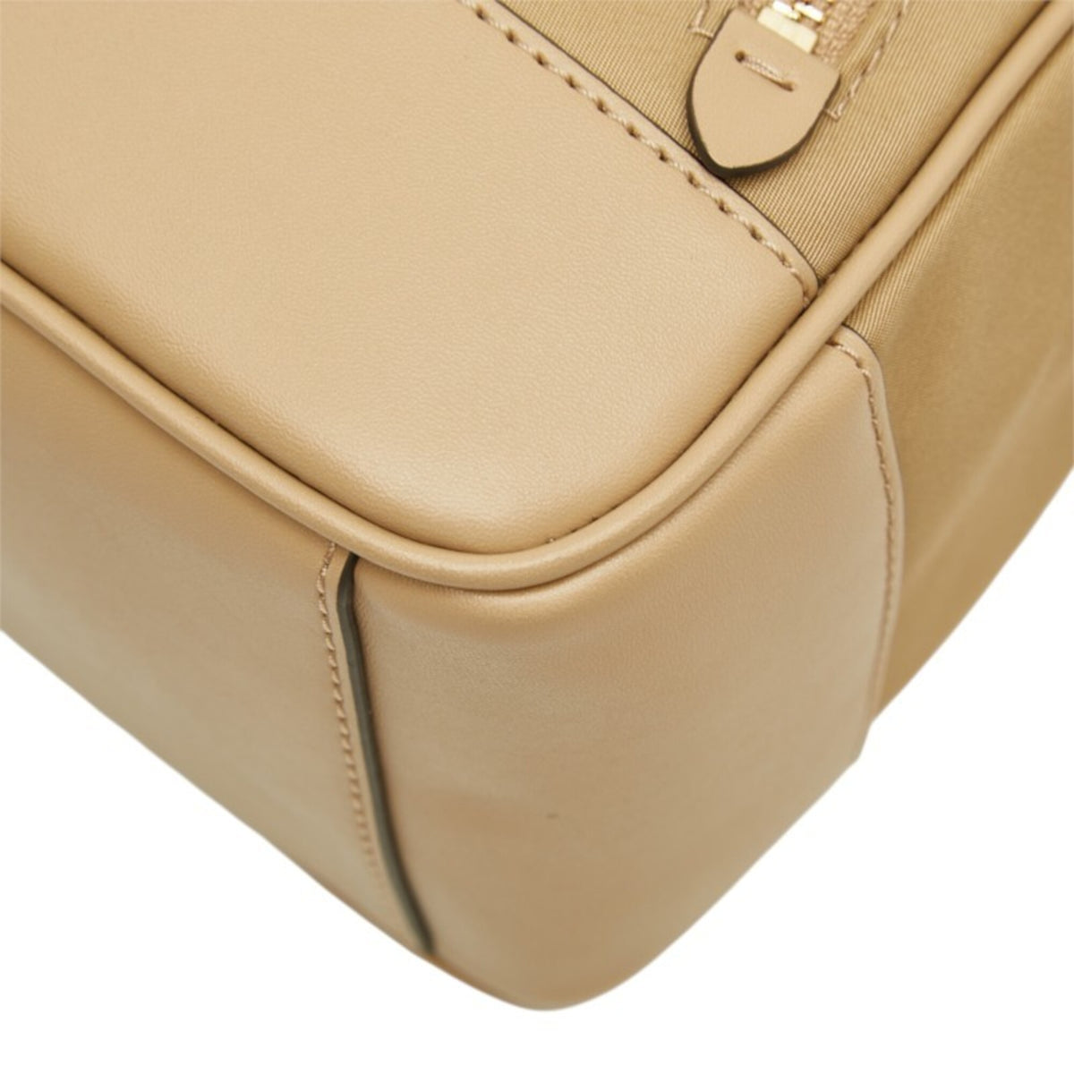 Michael Kors Beige Nylon Leather Backpack (Pre-Owned)
