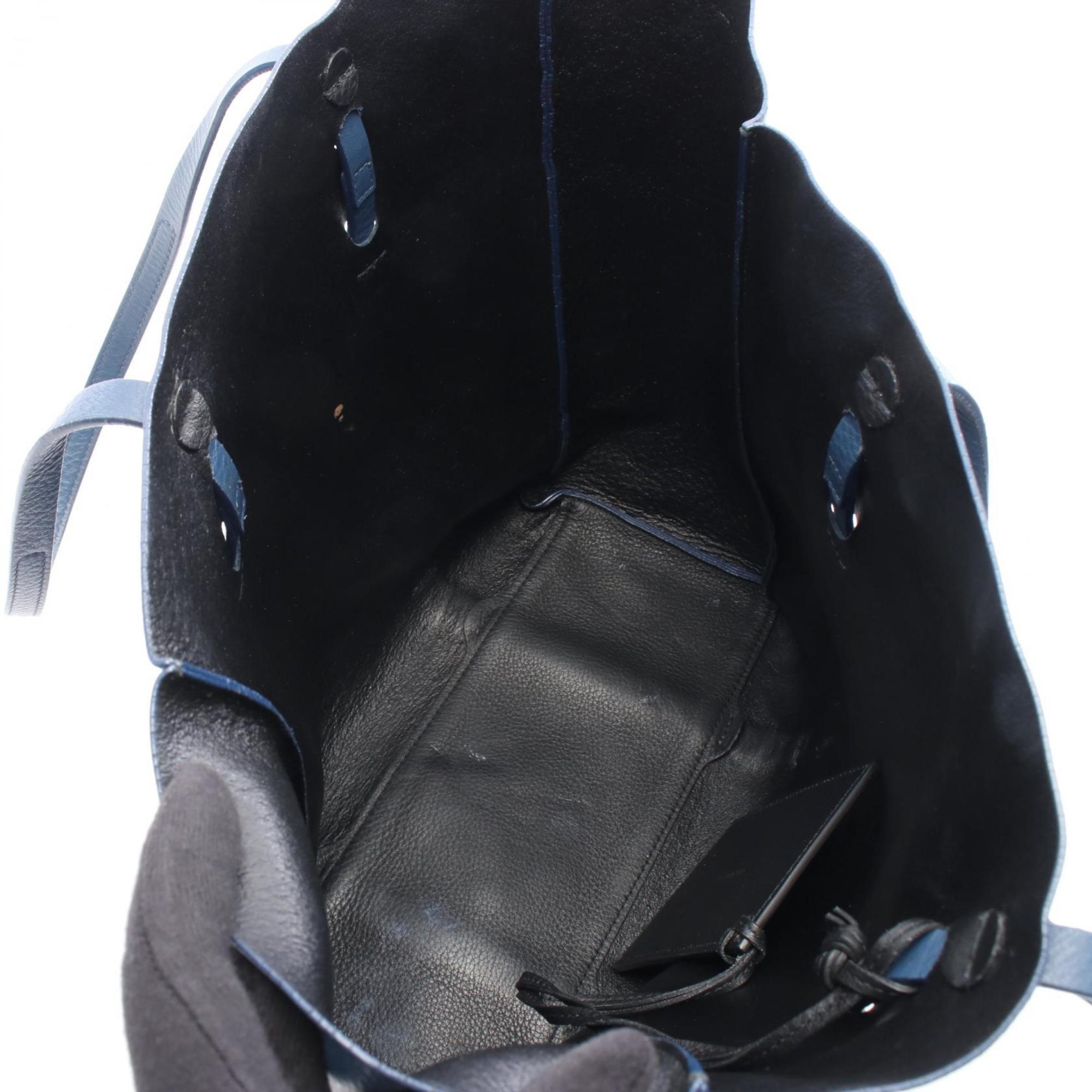 Balenciaga Blue Leather Tote Bag (Pre-Owned)