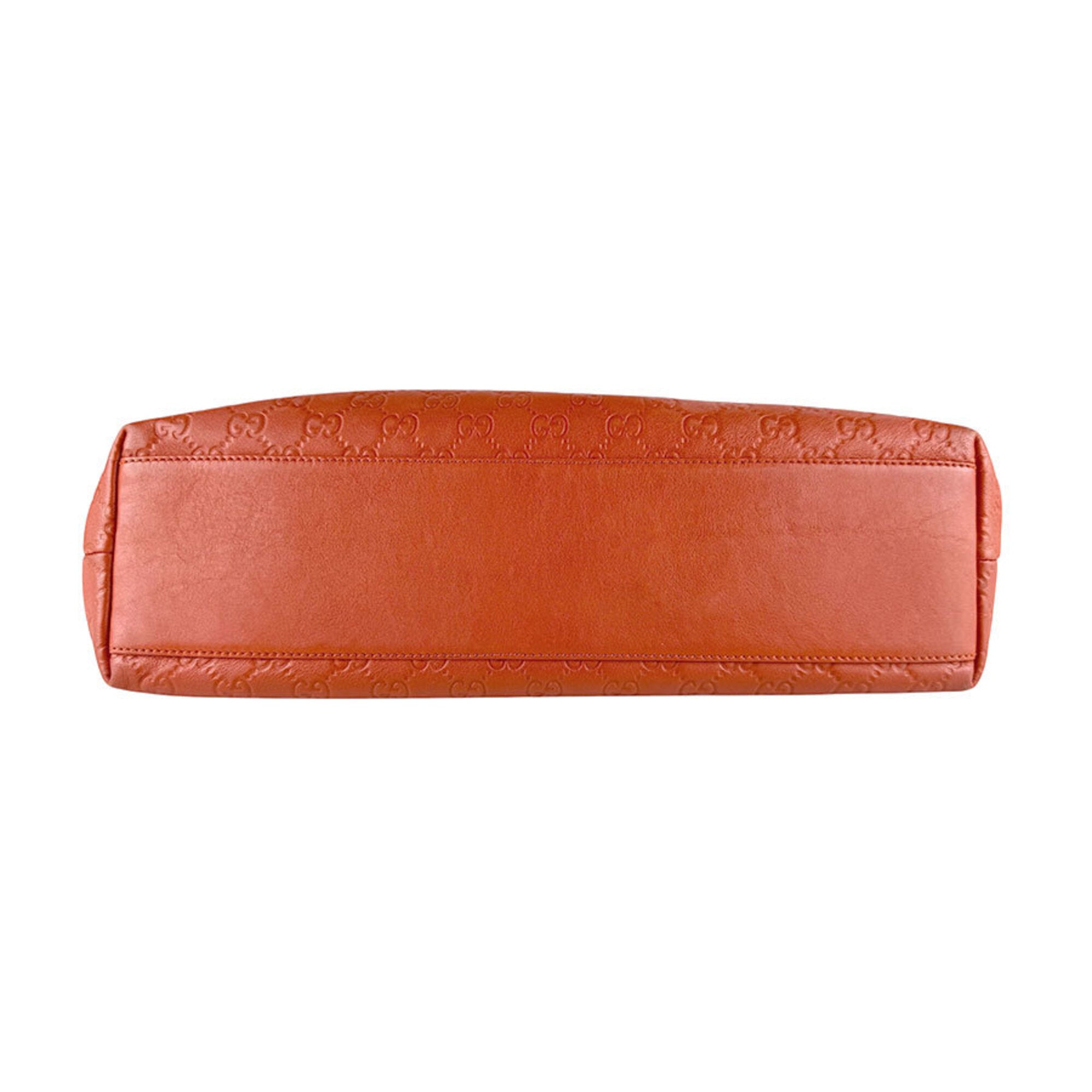 Gucci Orange Leather Handbag (Pre-Owned)