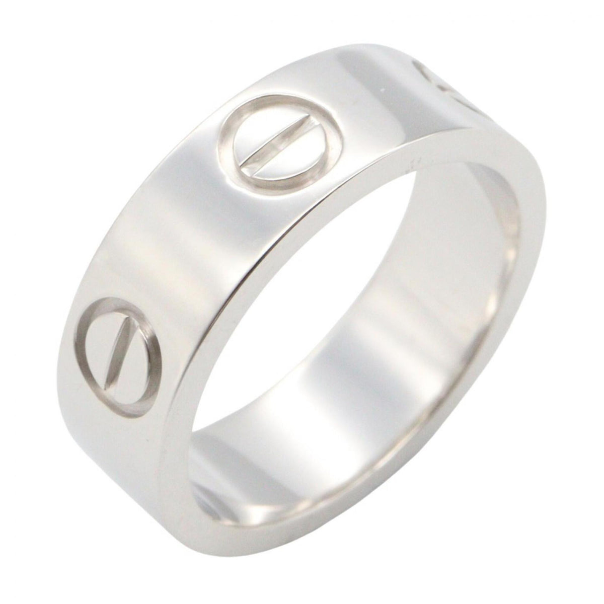 Cartier Silver White Gold (18K) Band Ring (Pre-Owned)