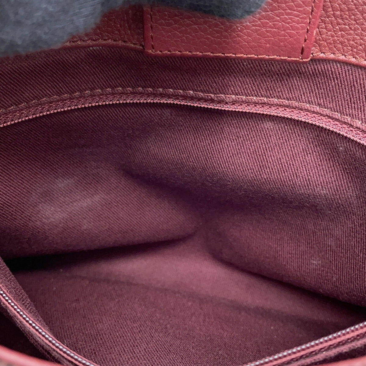 Chanel Bordeaux Champagne Gold Grained Calfskin Handbag Shoulder Bag Tote Bag (Pre-Owned)
