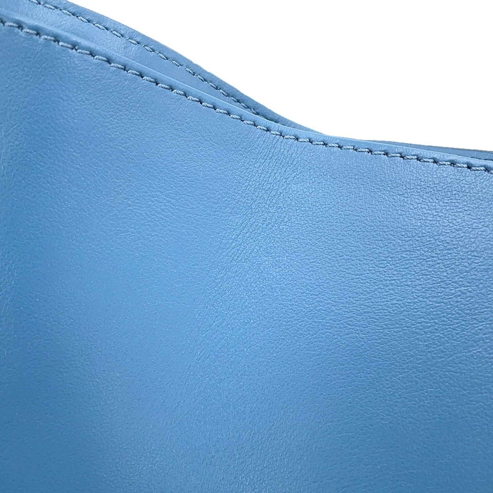 Fendi Blue Canvas Wallet (Tri-Fold) (Pre-Owned)