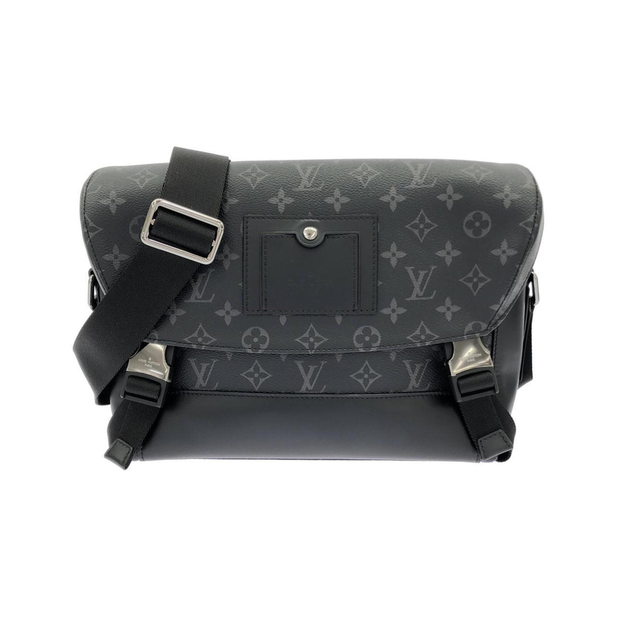 Louis Vuitton Black Coated Canvas Shoulder Bag (Pre-Owned)