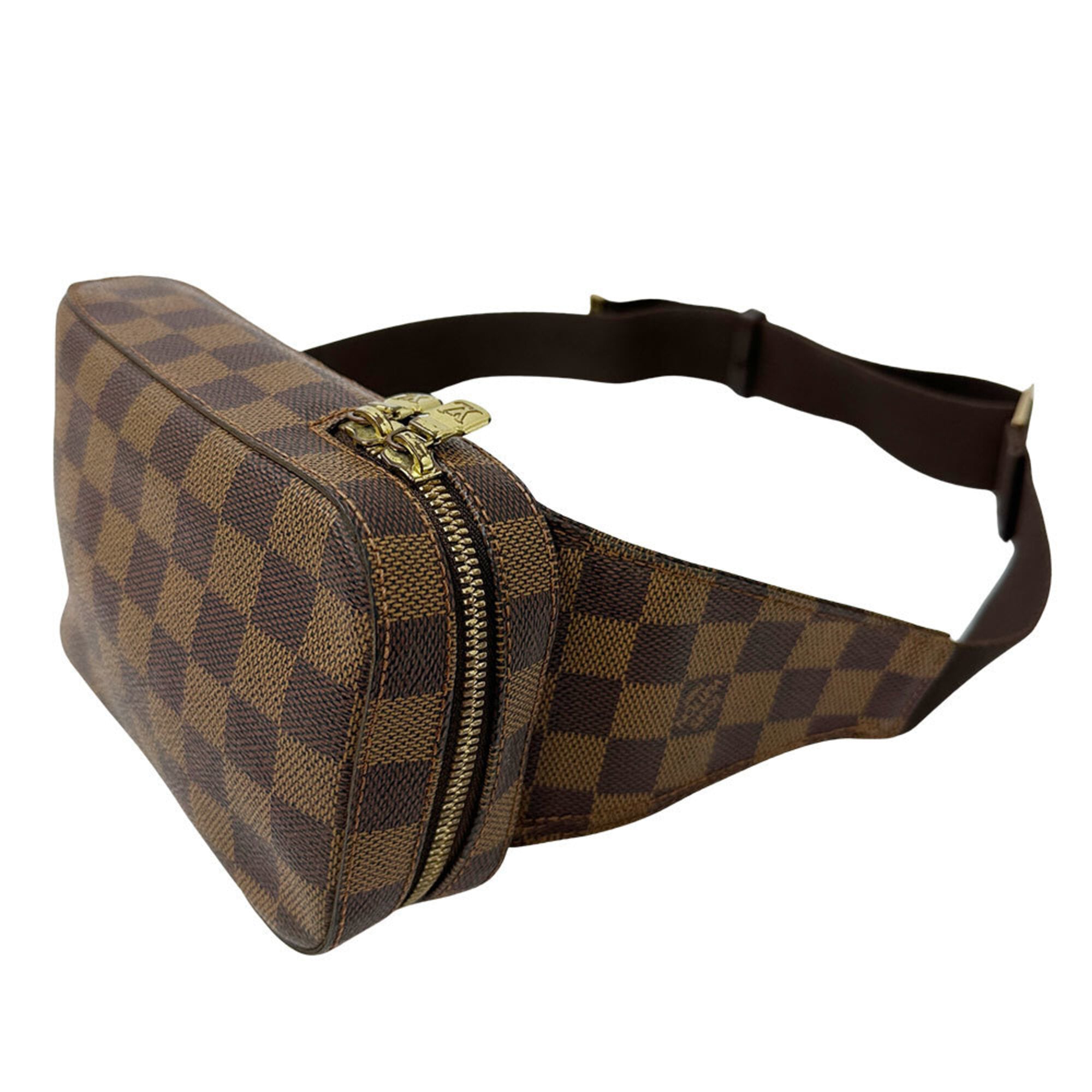 Louis Vuitton Brown Damier Canvas Handbag Sling Bag (Pre-Owned)