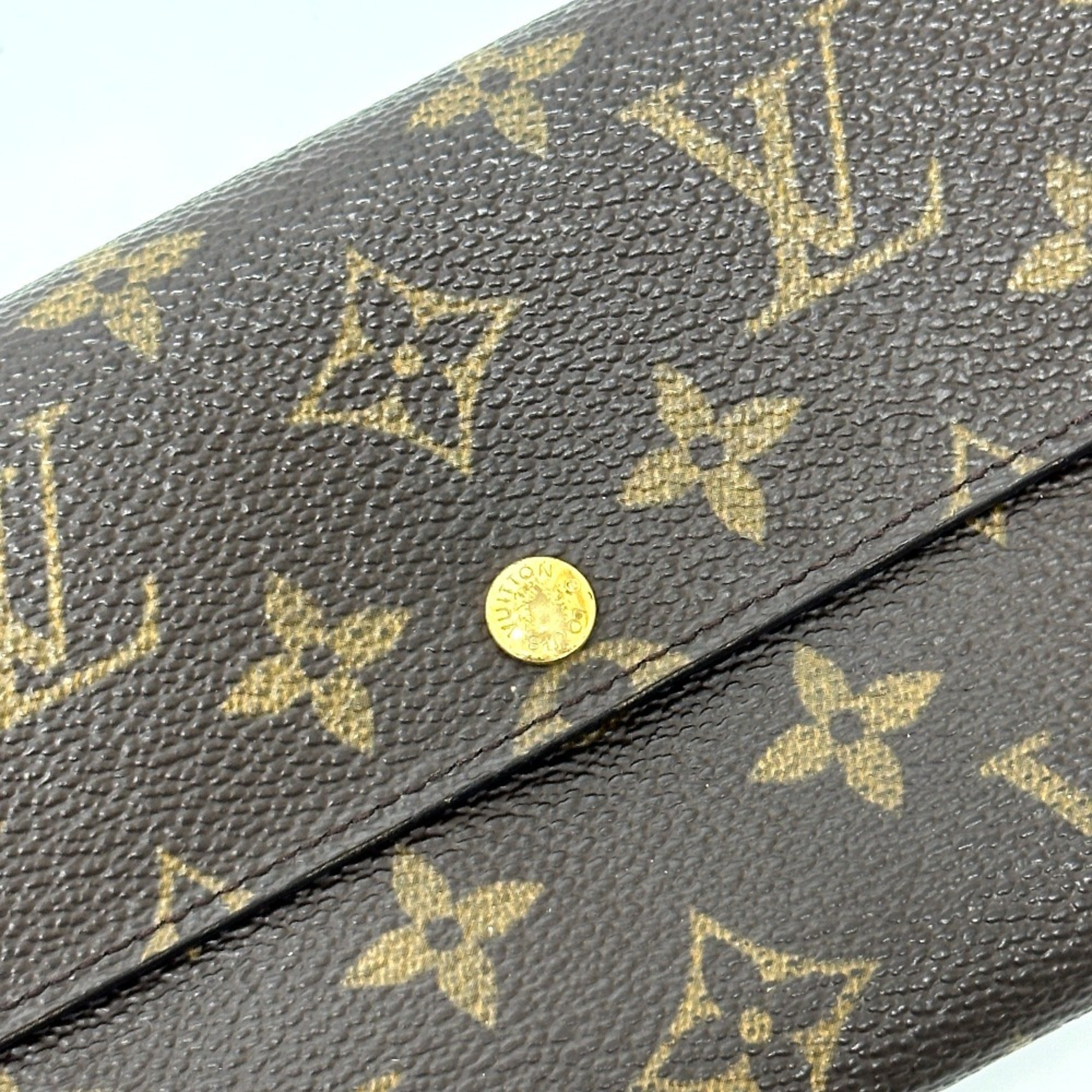 Louis Vuitton Brown Galle Monogram Monogram Long Wallet (Bi-Fold) (Pre-Owned)