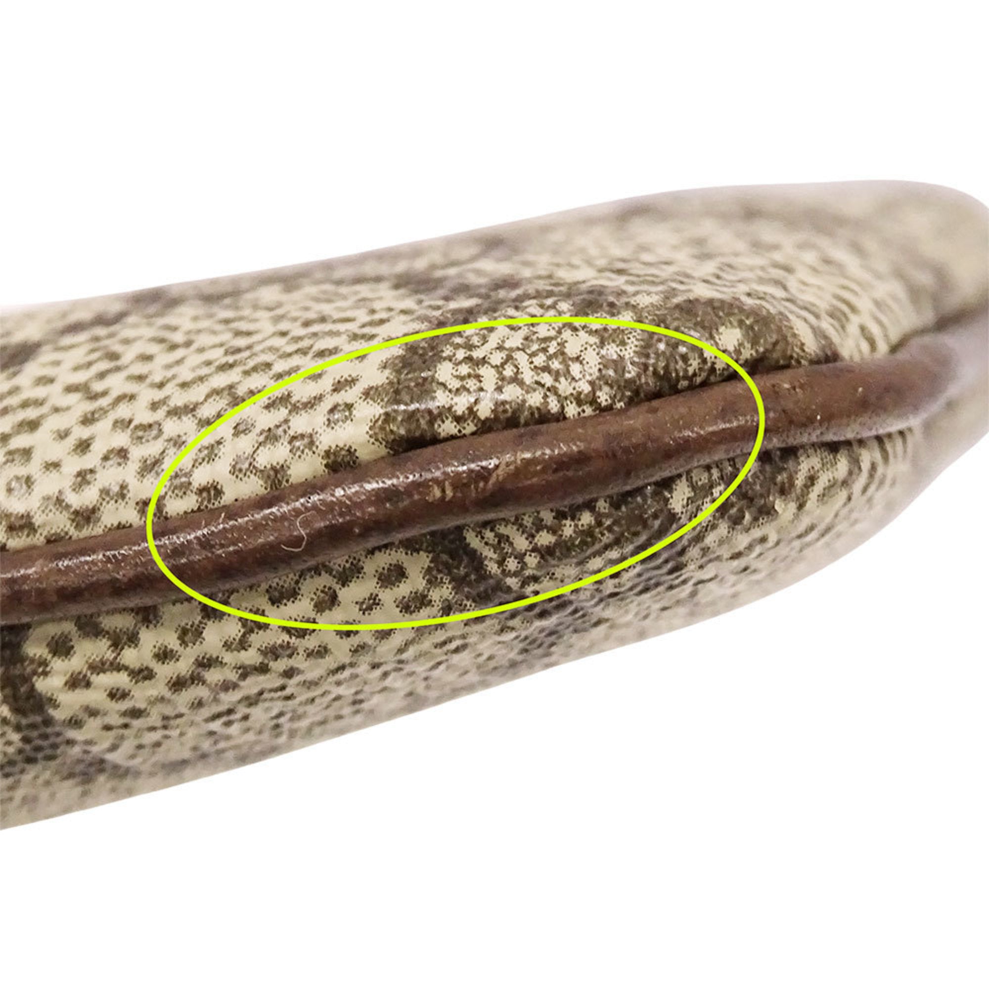 Gucci Brown Gg Supreme Coin Purse/Coin Case (Pre-Owned)