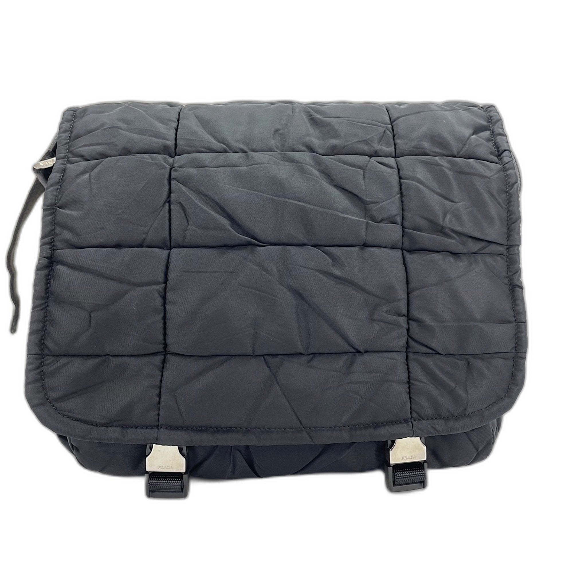 Prada Black Nylon Shoulder Bag (Pre-Owned)