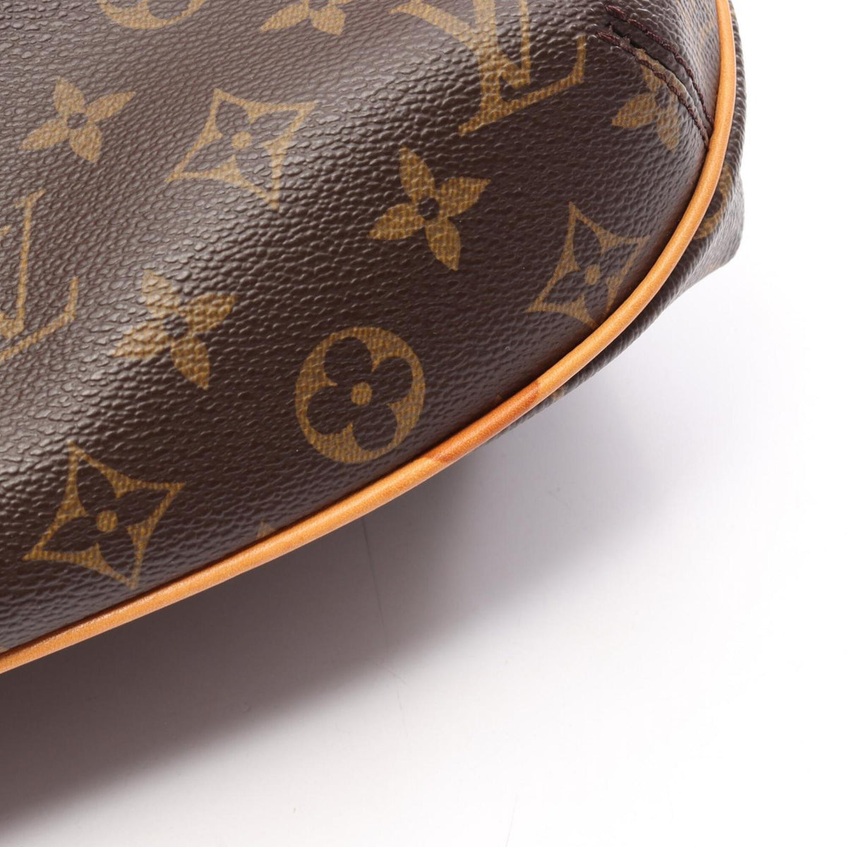 Louis Vuitton Brown Monogram Coated Canvas Leather Handbag (Pre-Owned)