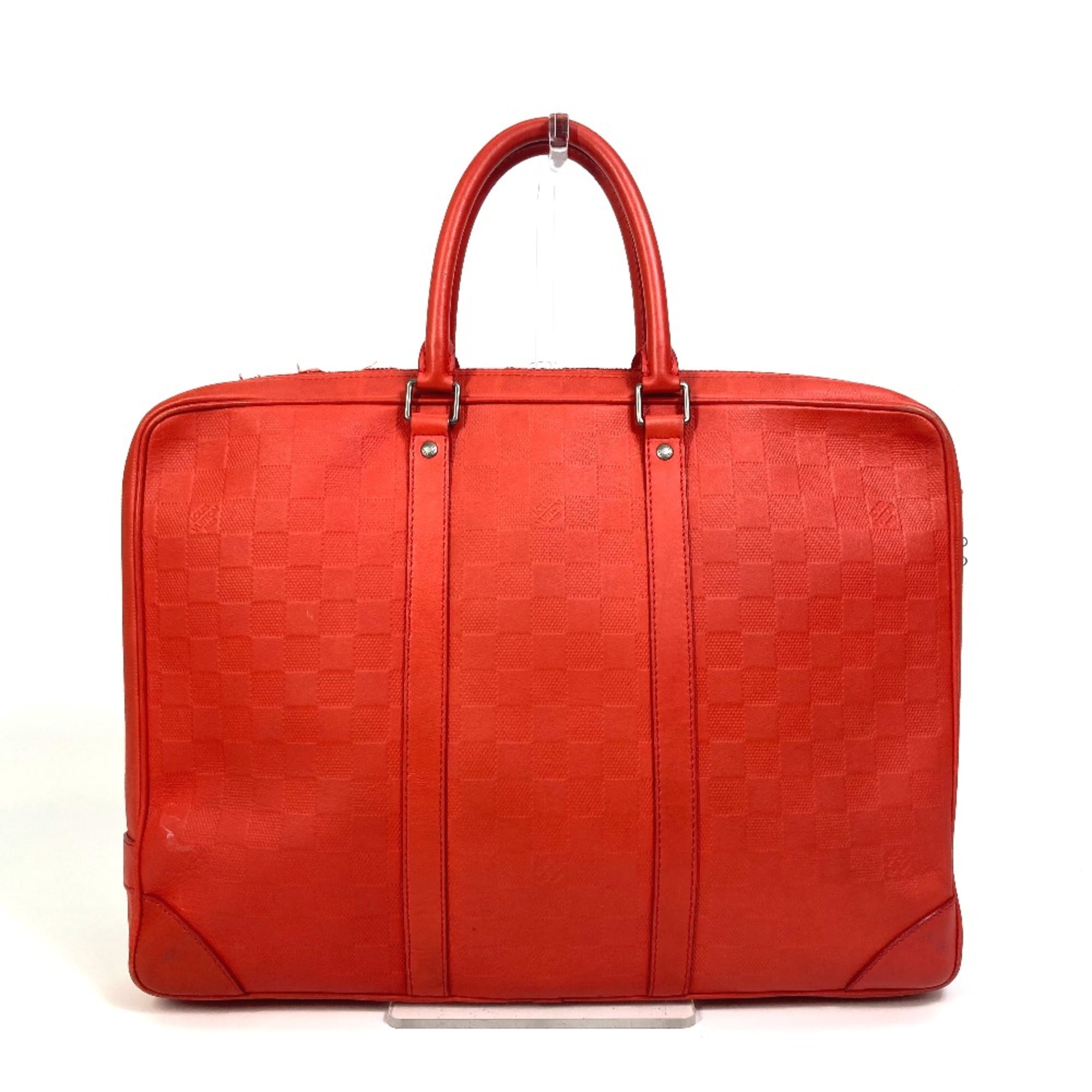 Louis Vuitton Orange Other Briefcase (Pre-Owned)