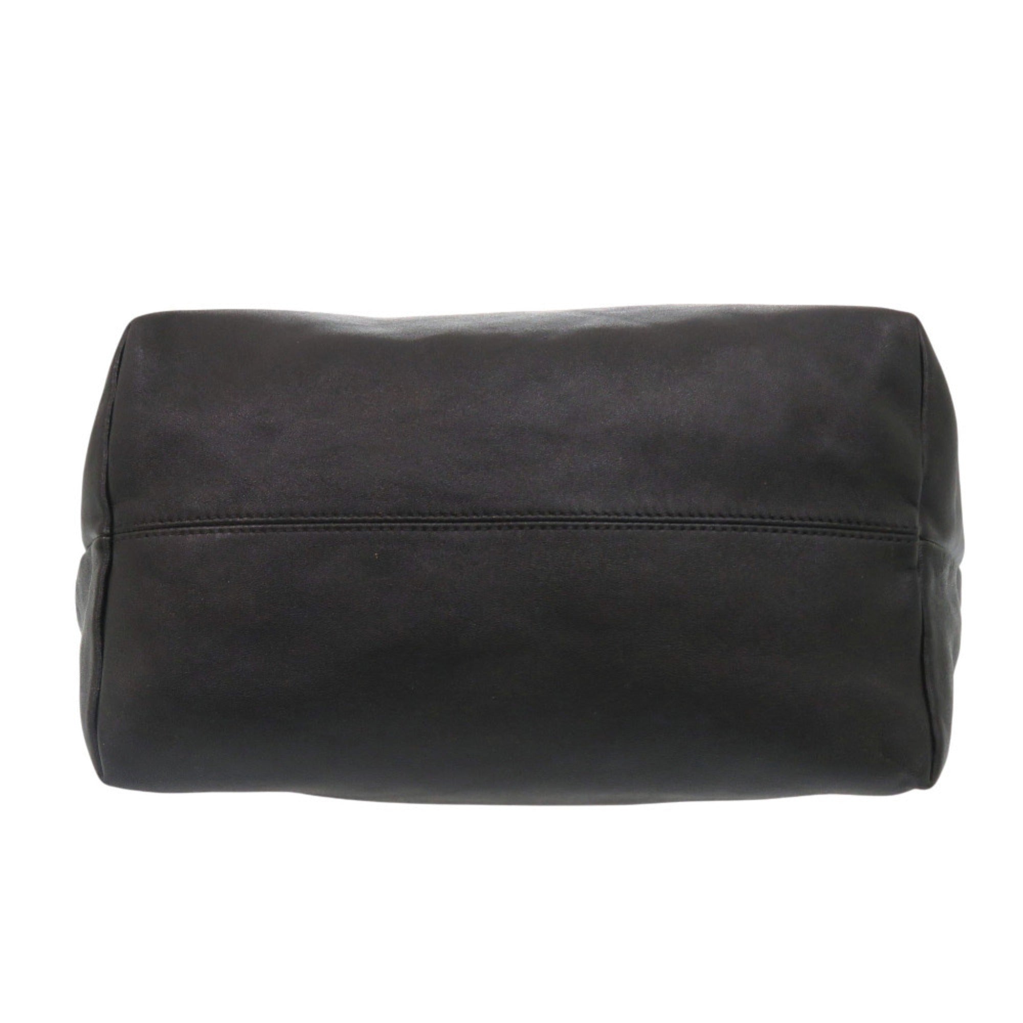 Loewe Black Leather Handbag Tote Bag (Pre-Owned)