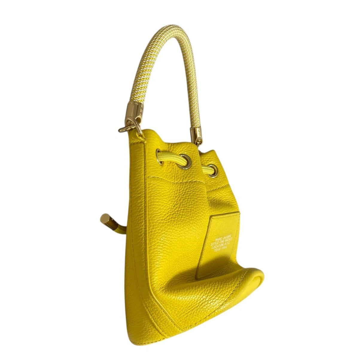 Marc Jacobs White Yellow Leather Shoulder Bag (Pre-Owned)
