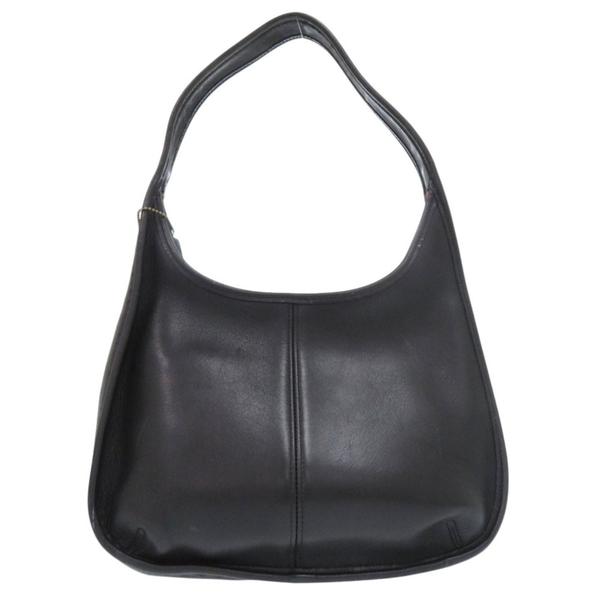 Coach Black Leather Shoulder Bag (Pre-Owned)