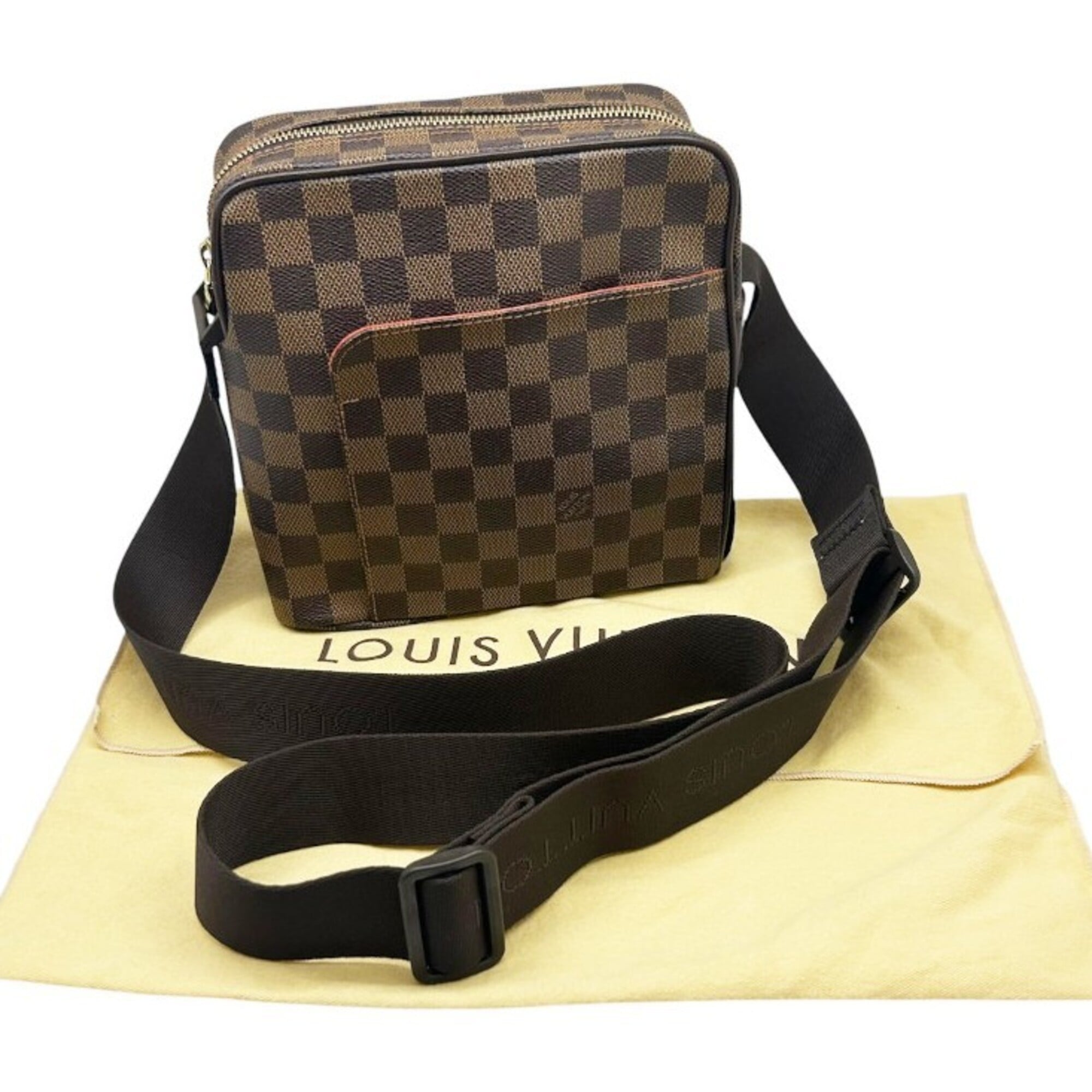Louis Vuitton Brown Damier Canvas Shoulder Bag (Pre-Owned)