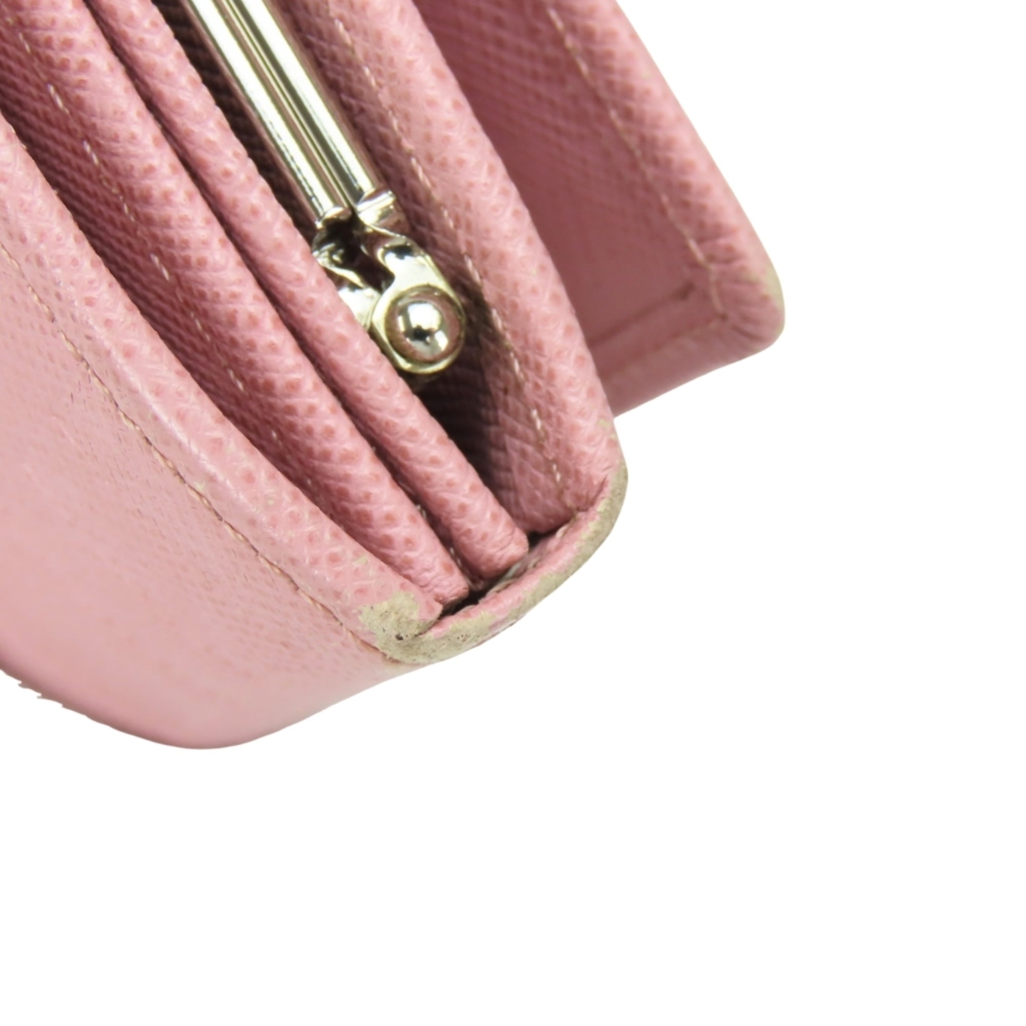 Burberry Pink Leather Coin Purse/Coin Case (Pre-Owned)
