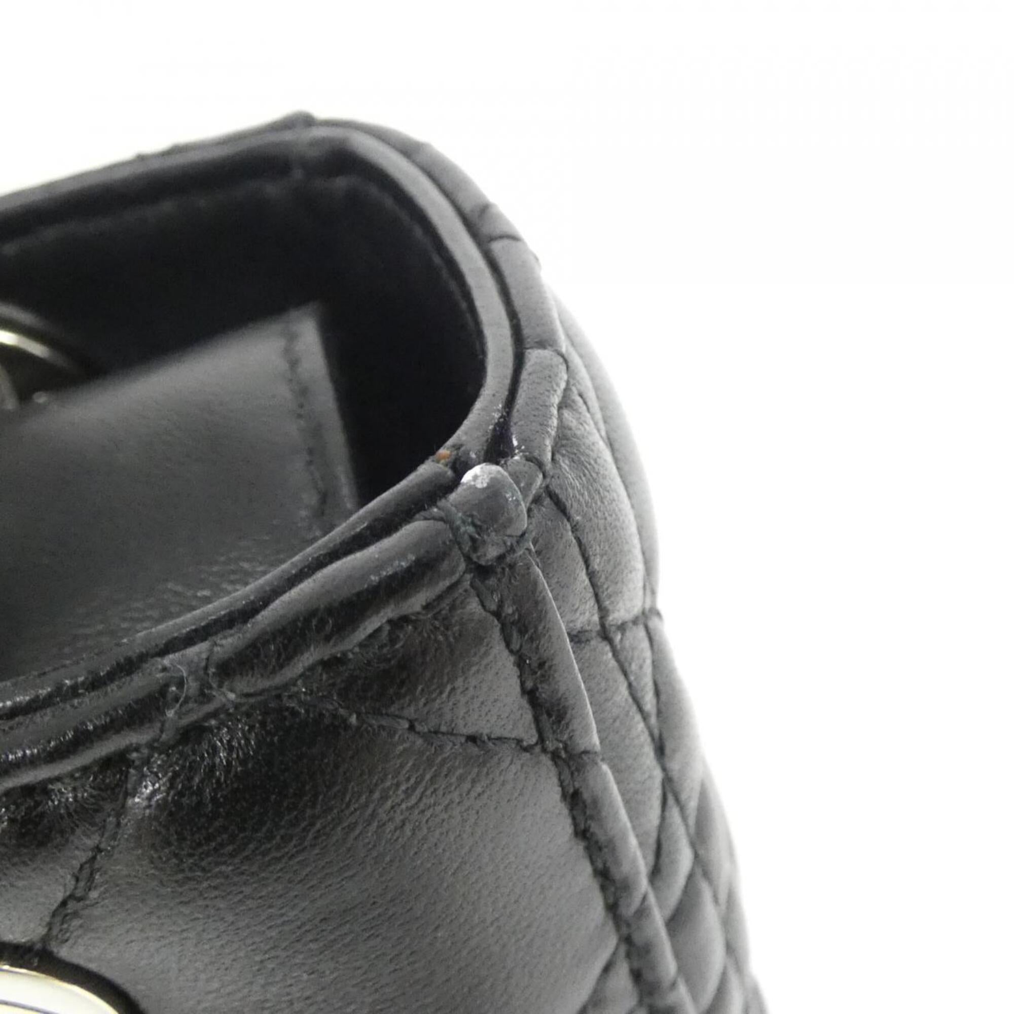 Christian Dior Black Leather Handbag (Pre-Owned)