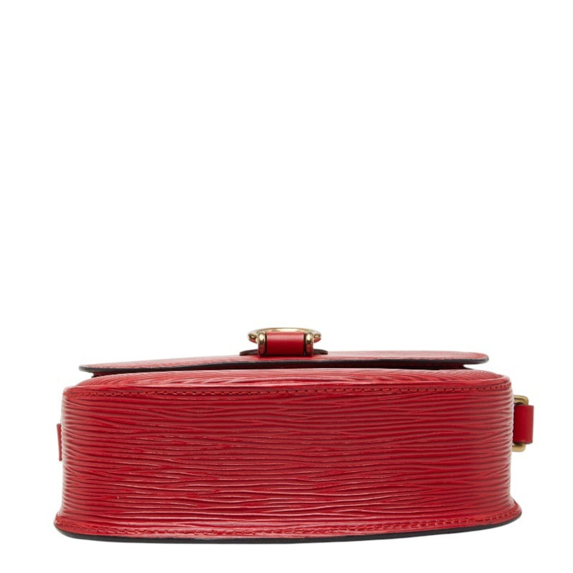 Louis Vuitton Epi Red Color Leather Shoulder Bag (Pre-Owned)