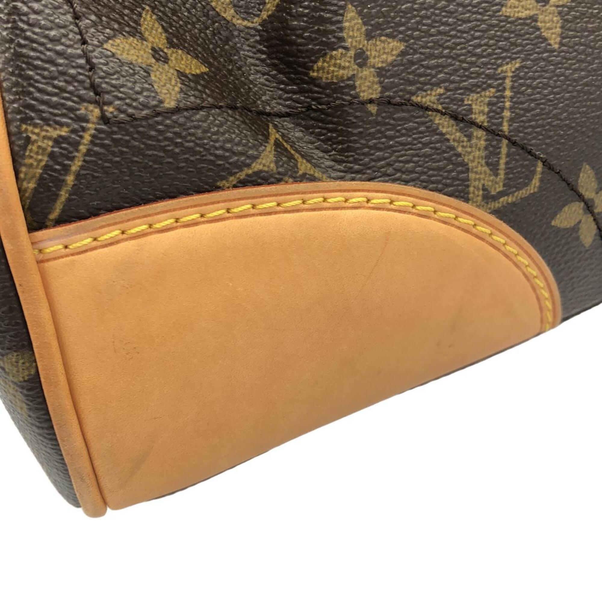 Louis Vuitton Brown Coated Canvas Shoulder Bag (Pre-Owned)